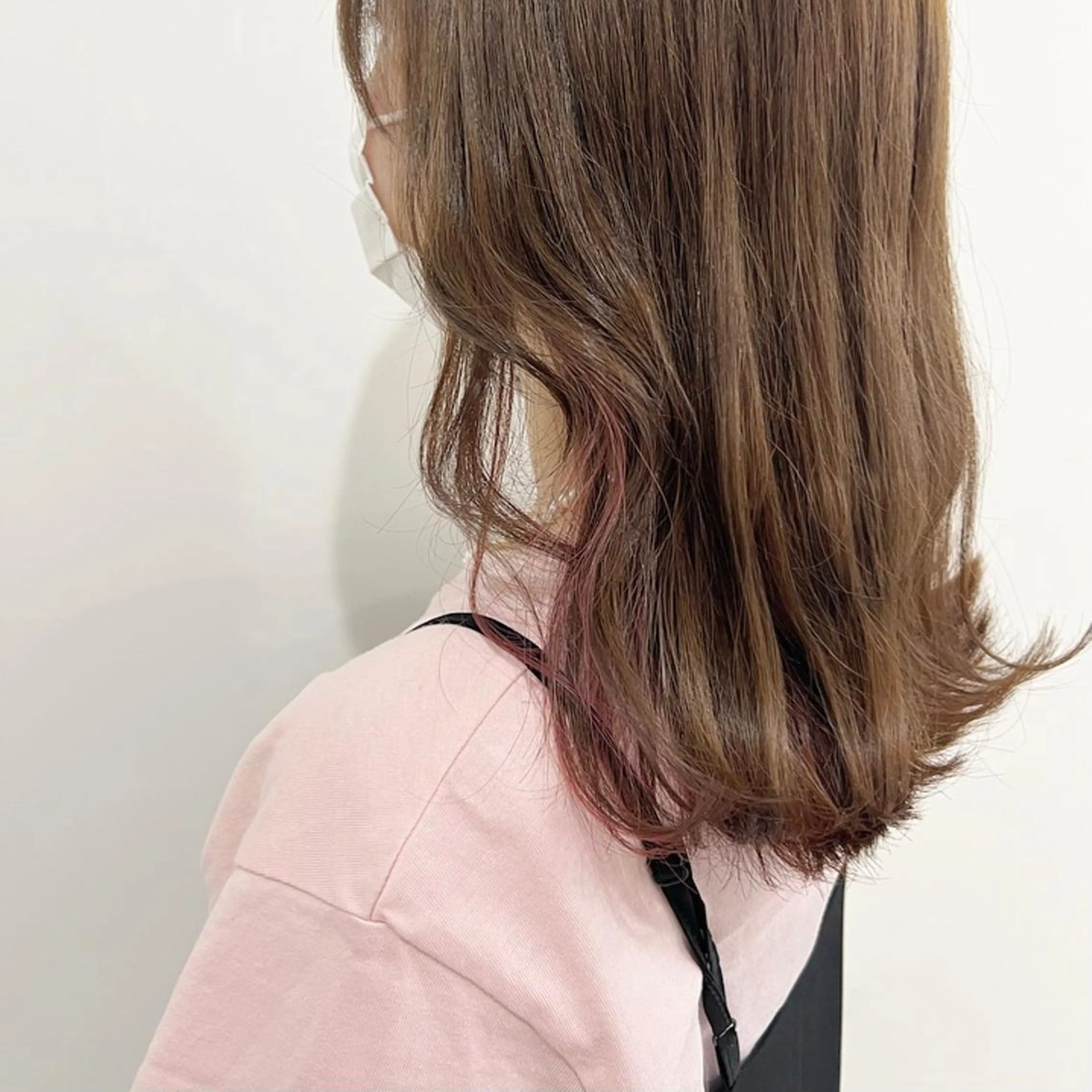 ミディアム カラー ハイライトカラー ハイライト お洒落パーマ/ 艶カラー/michiのヘアスタイル