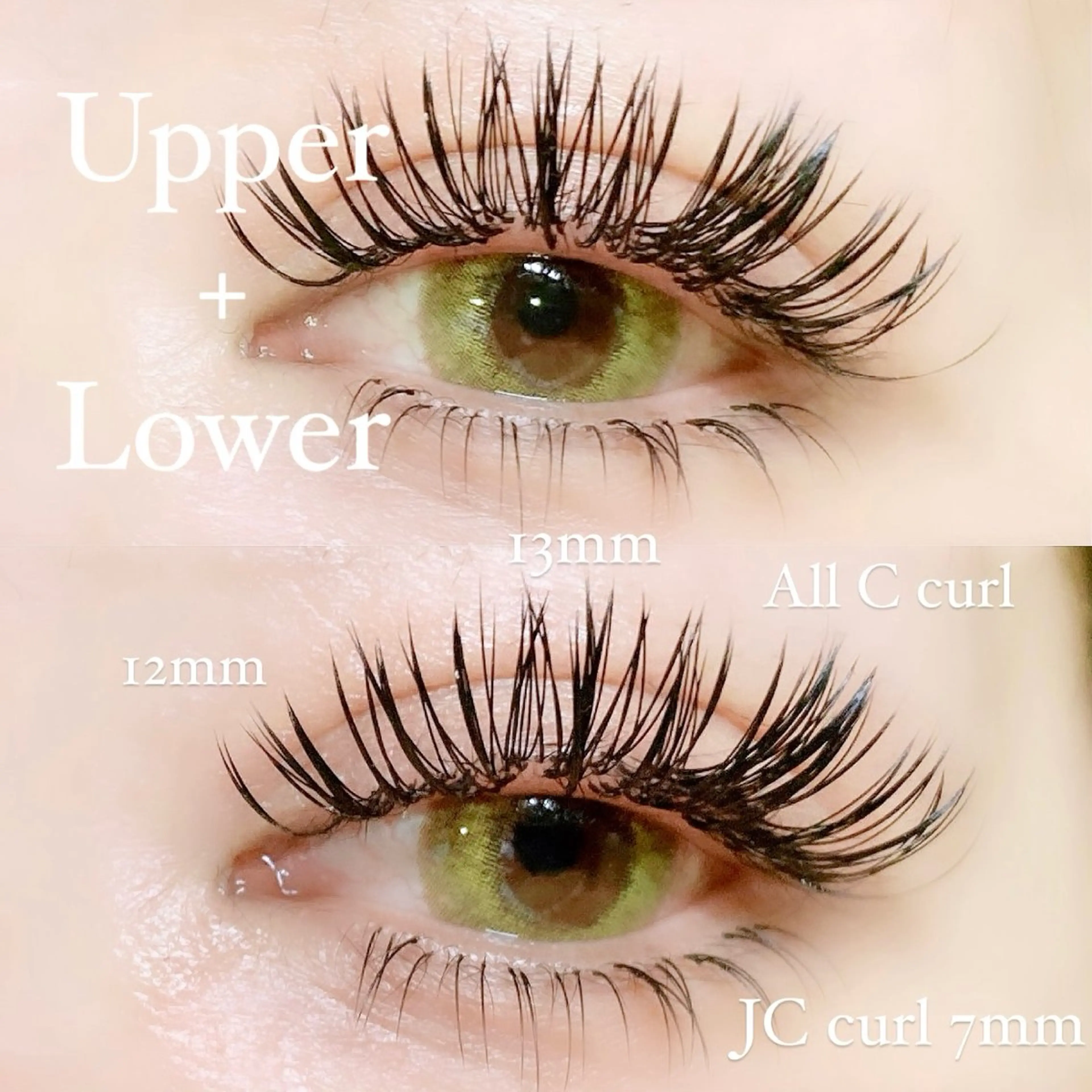 マツエク・マツパ Cカール フラットラッシュ セーブル 下まつげエクステ マツエク Eyelash 🎀 𝐀𝐲𝐮𝐦𝐢のマツエク・マツパデザイン