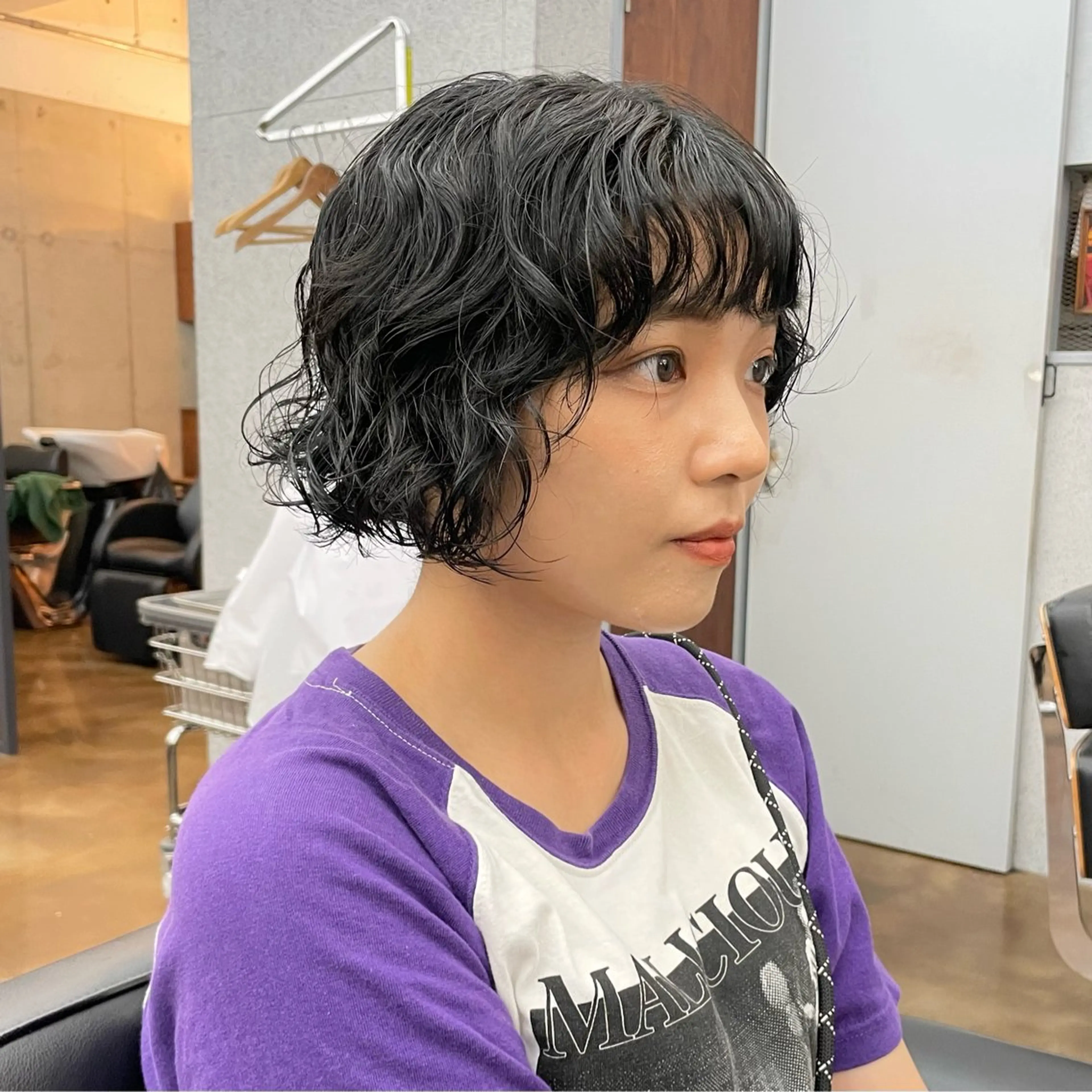 ショート パーマ メンズ メンズパーマ ボブ ショートヘア カット パーマ ヘアセット ✂︎ウルフ・ショート ✂︎MIKUNIのヘアスタイル
