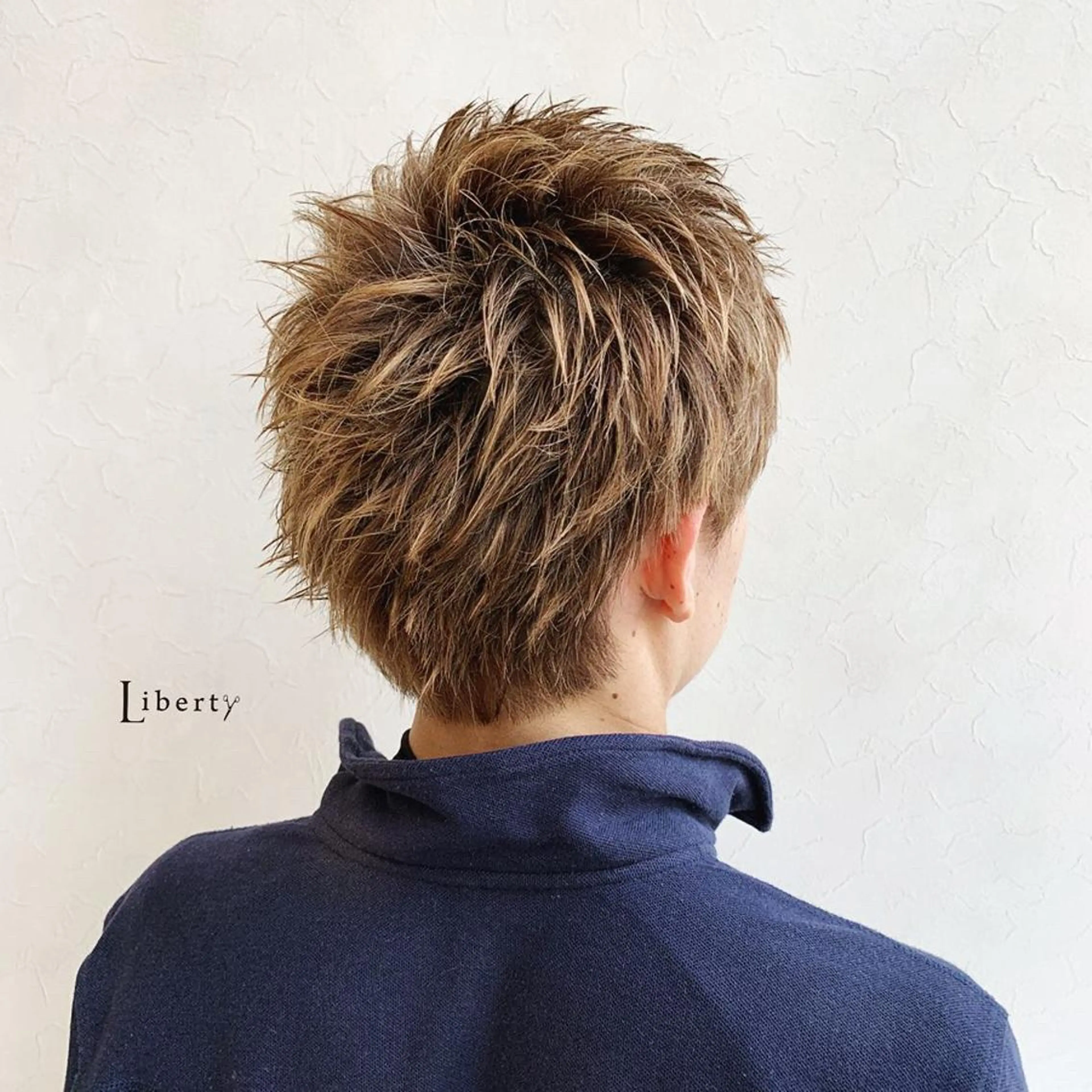 カラー メンズ メンズメッシュ メッシュ Liberty 店長 TAJIMAのヘアスタイル