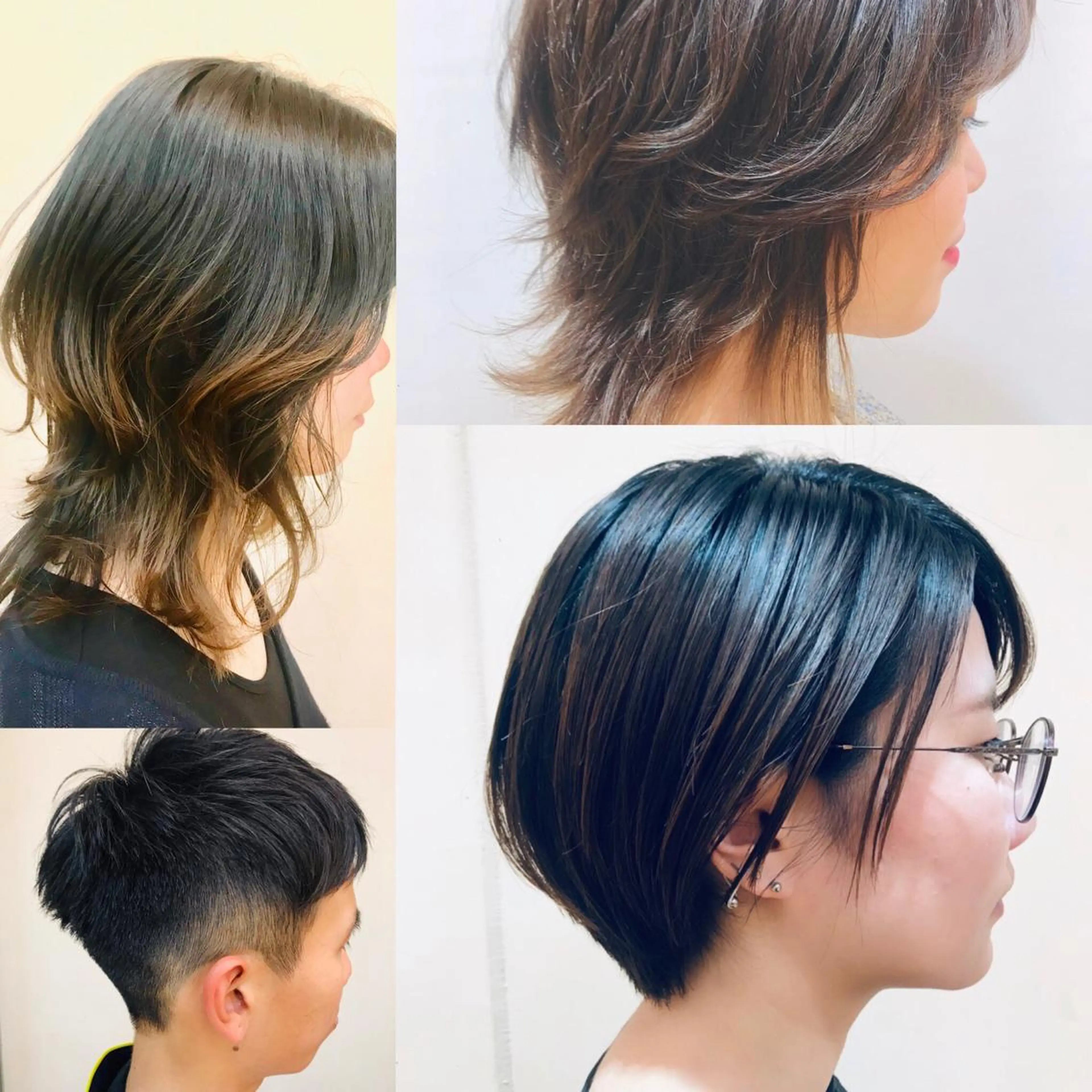 ショート カラー パーマ メンズ 大野 あさみのヘアスタイル