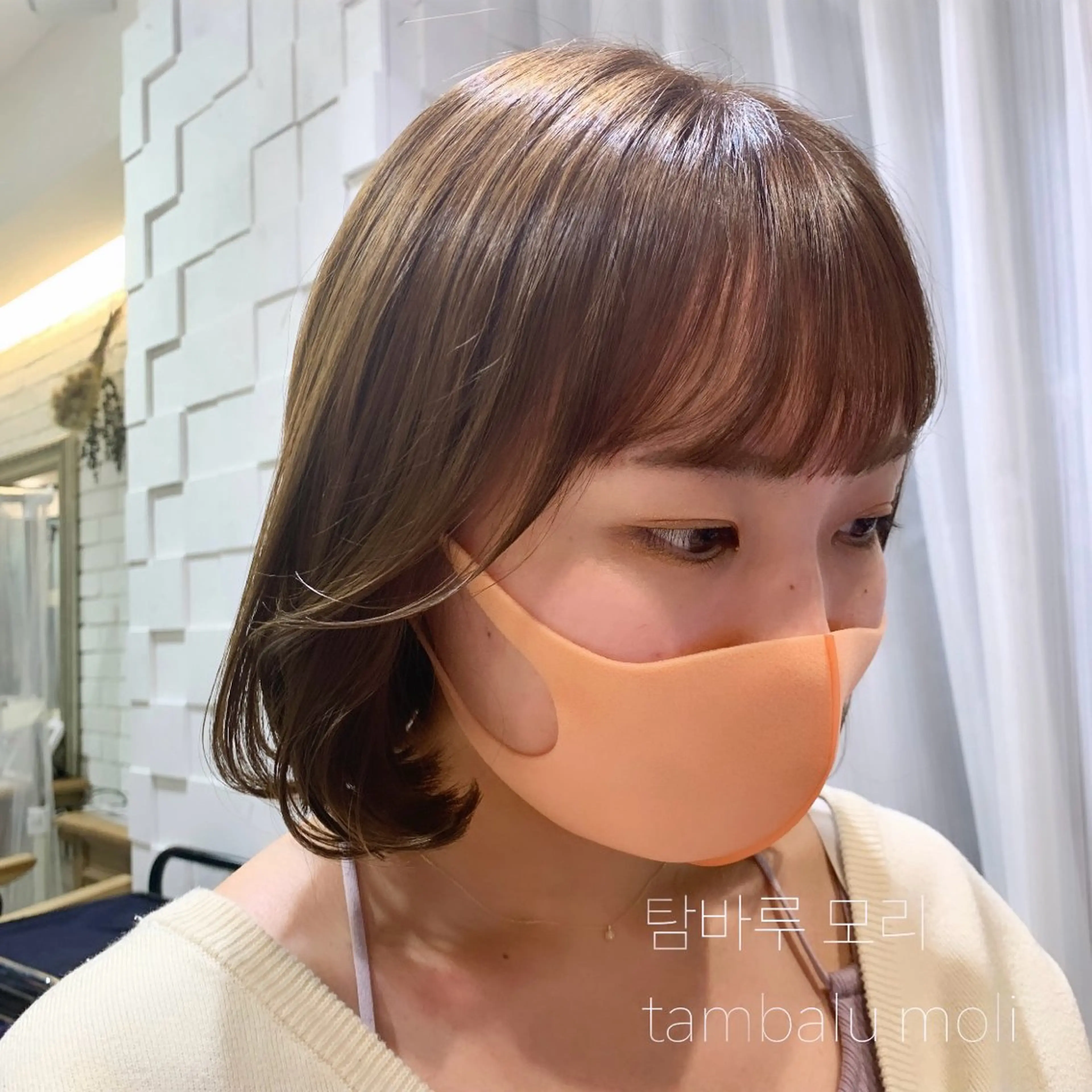 ショート カラー ボブ タンバルモリ GO TODAY 原宿本店所属・似合わせカット得意 💛RENA💛のヘアスタイル