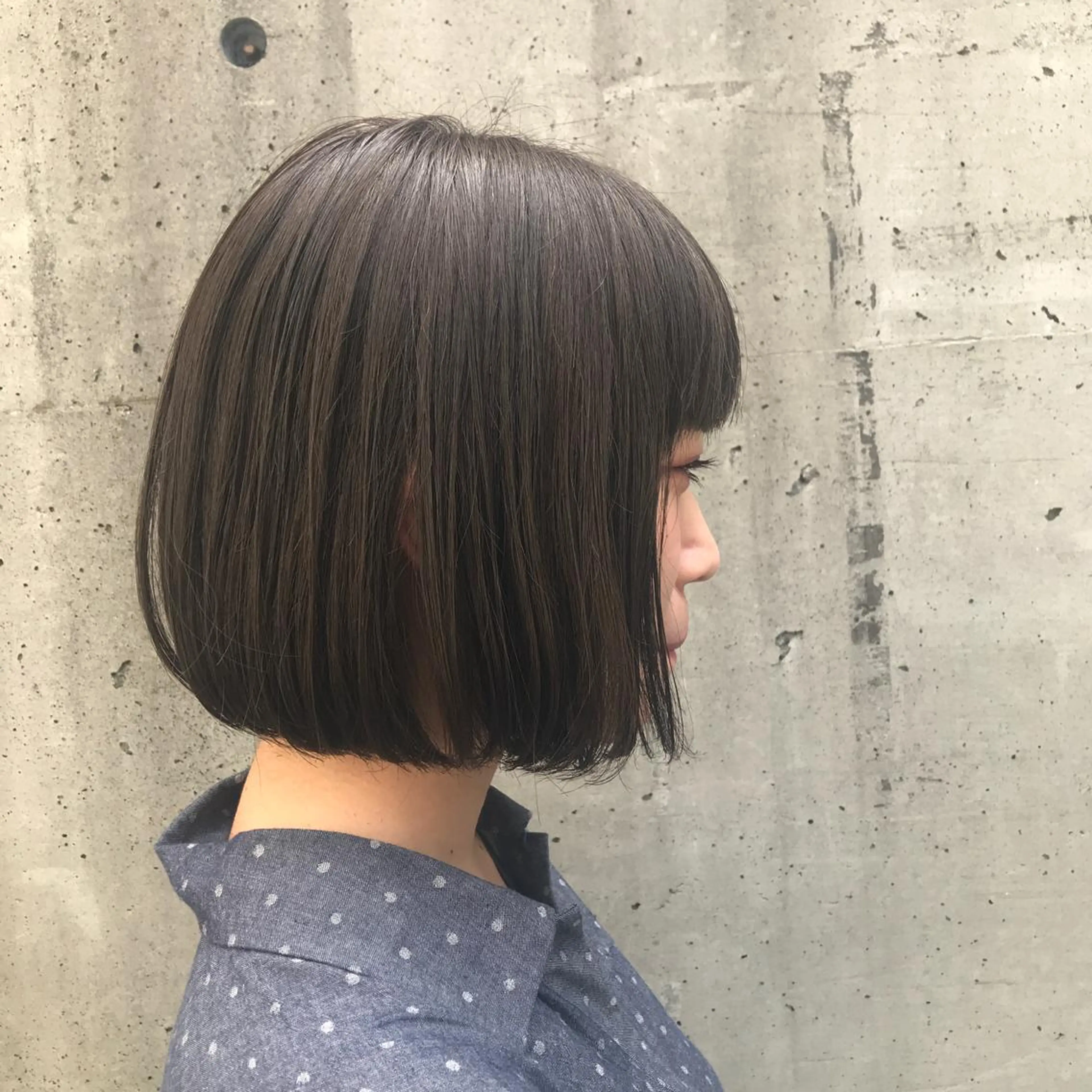 ミディアム カラー emme エミィ/立川のヘアスタイル