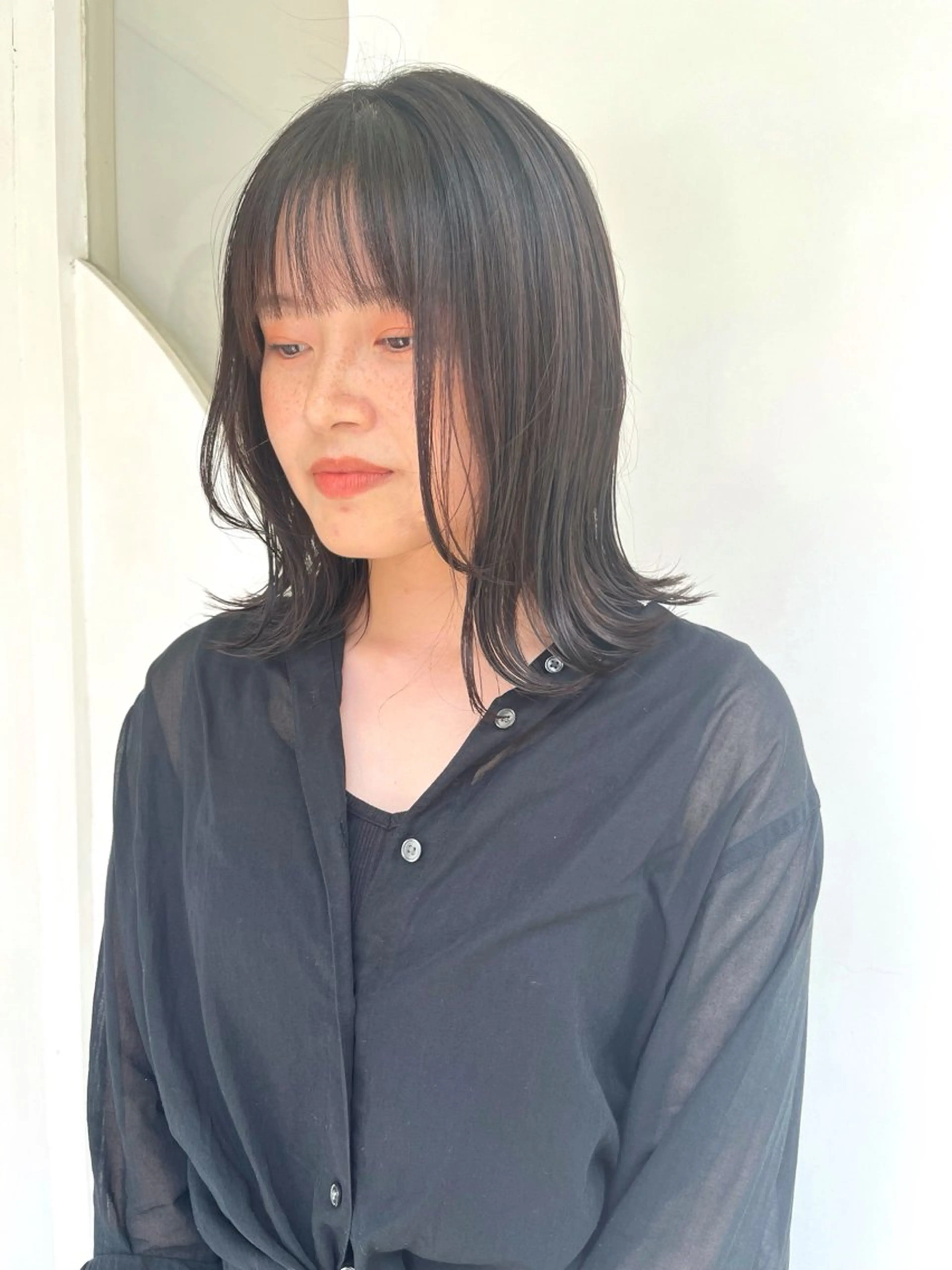 セミロング 外ハネヘア カット ボブ/透明感カラー /大宮/たぐち🥨のヘアスタイル