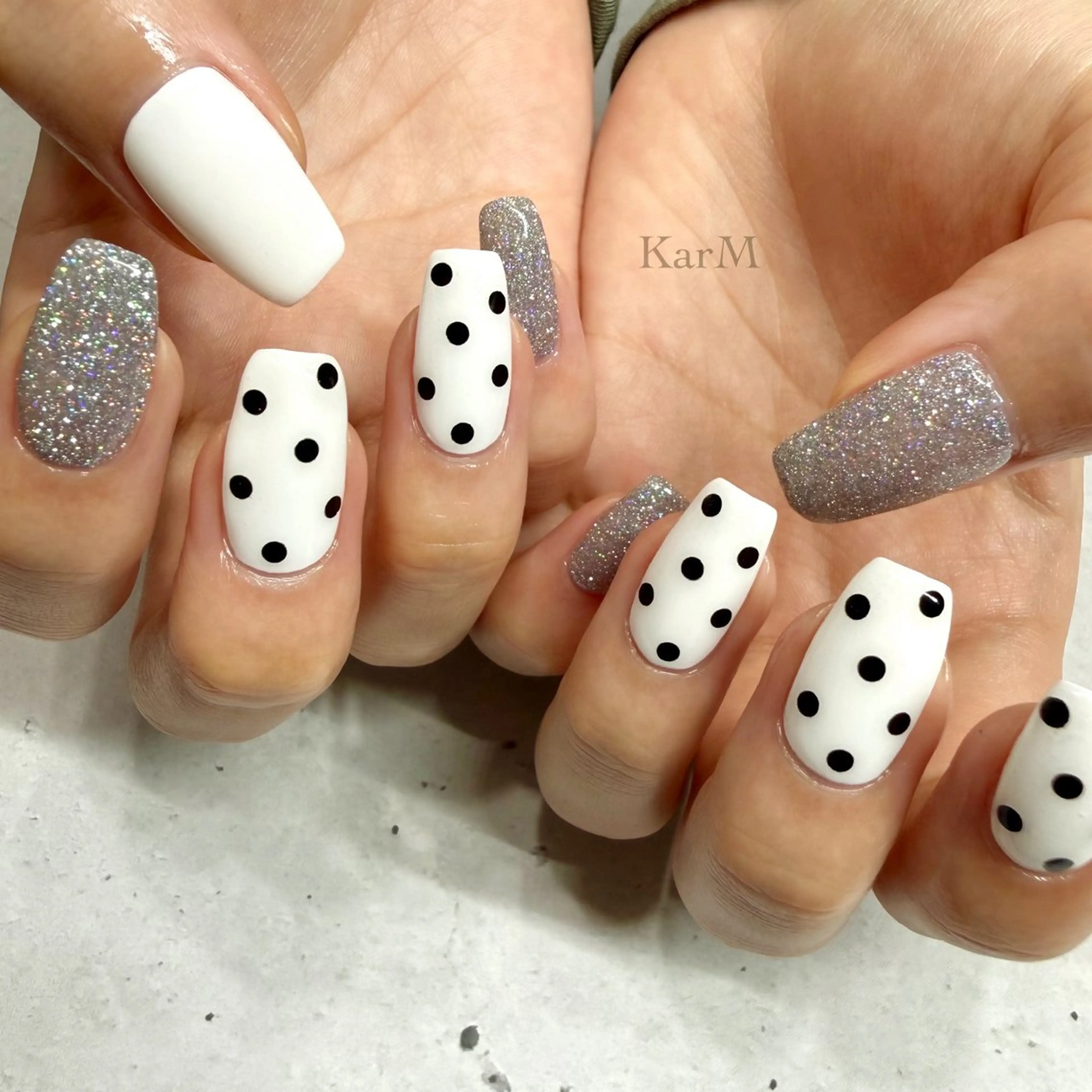 ネイル オーロラネイル チークネイル フラッシュネイル フレンチネイル グラデーション ハンドネイル ogino karinのネイルデザイン