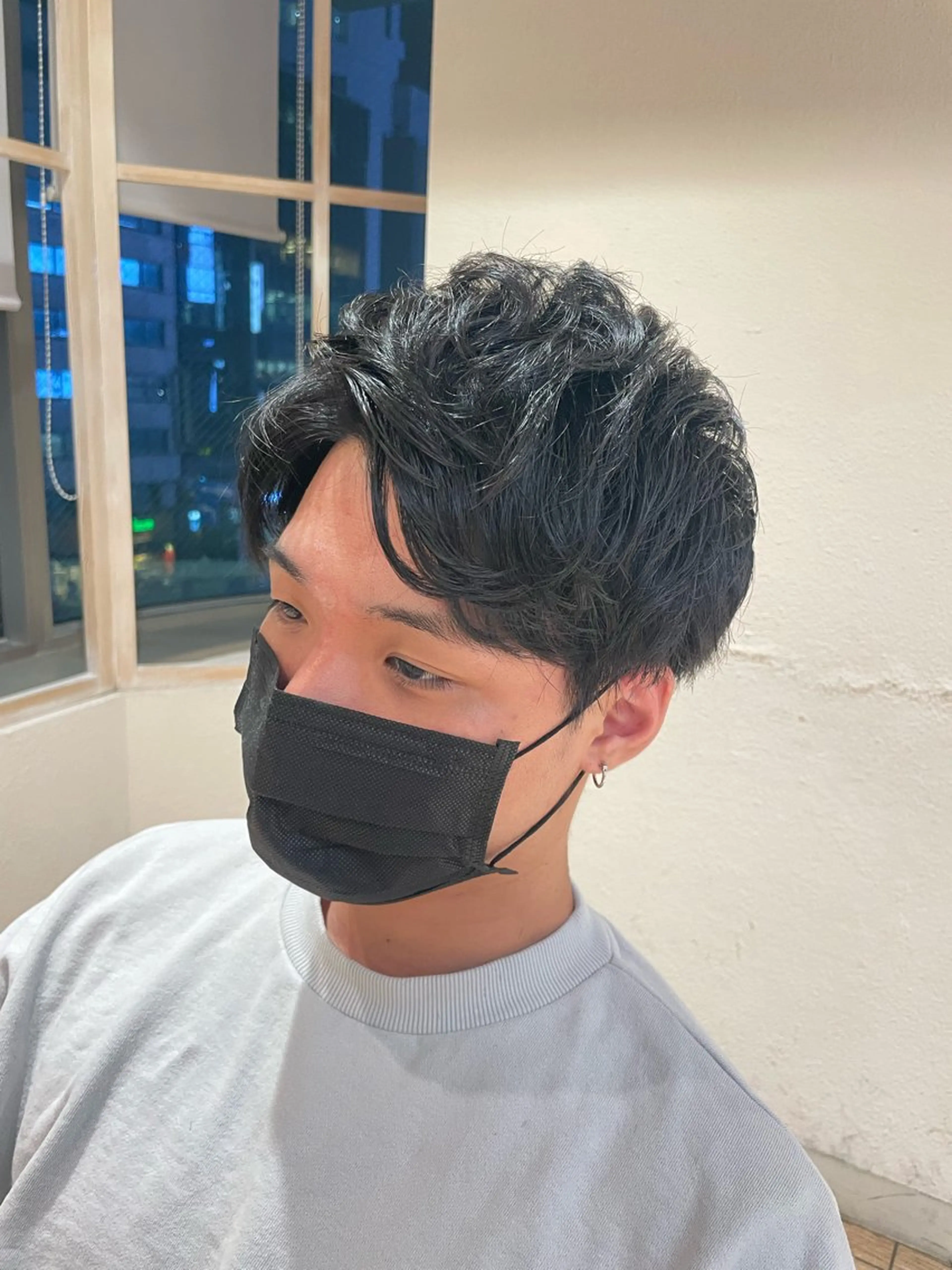 メンズ カット アフロートディル表参道店所属・艶髪カラー/レイヤー カット/表参道　寺崎のヘアスタイル