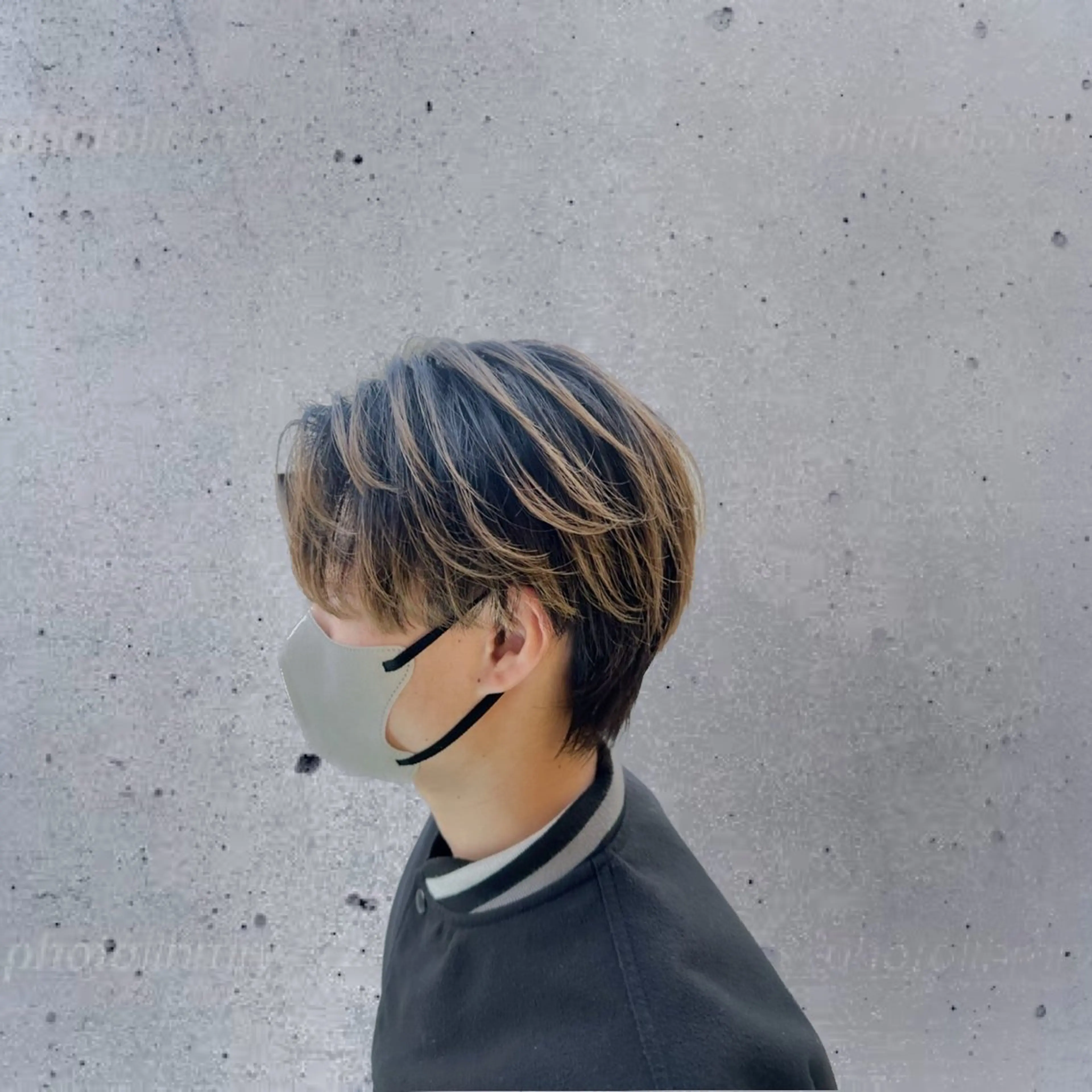 カラー メンズ カット ヘアカラー IwAsh中山所属・✂︎メンズバレイ ヤージュ✂︎露木智也のヘアスタイル