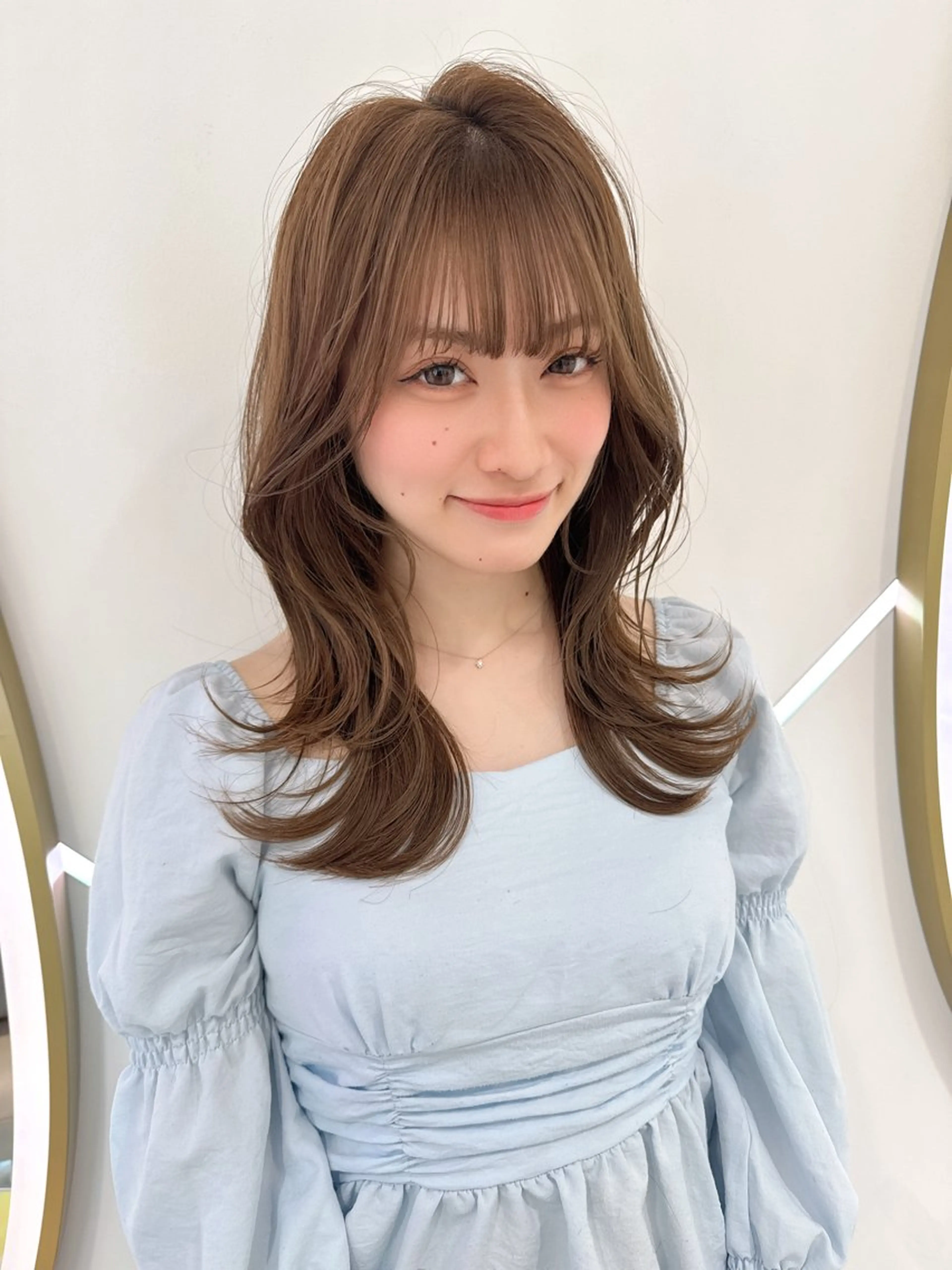 ロング カット ヘアカラー 🌺KYOKA/マツ エク/レイヤーカットのヘアスタイル