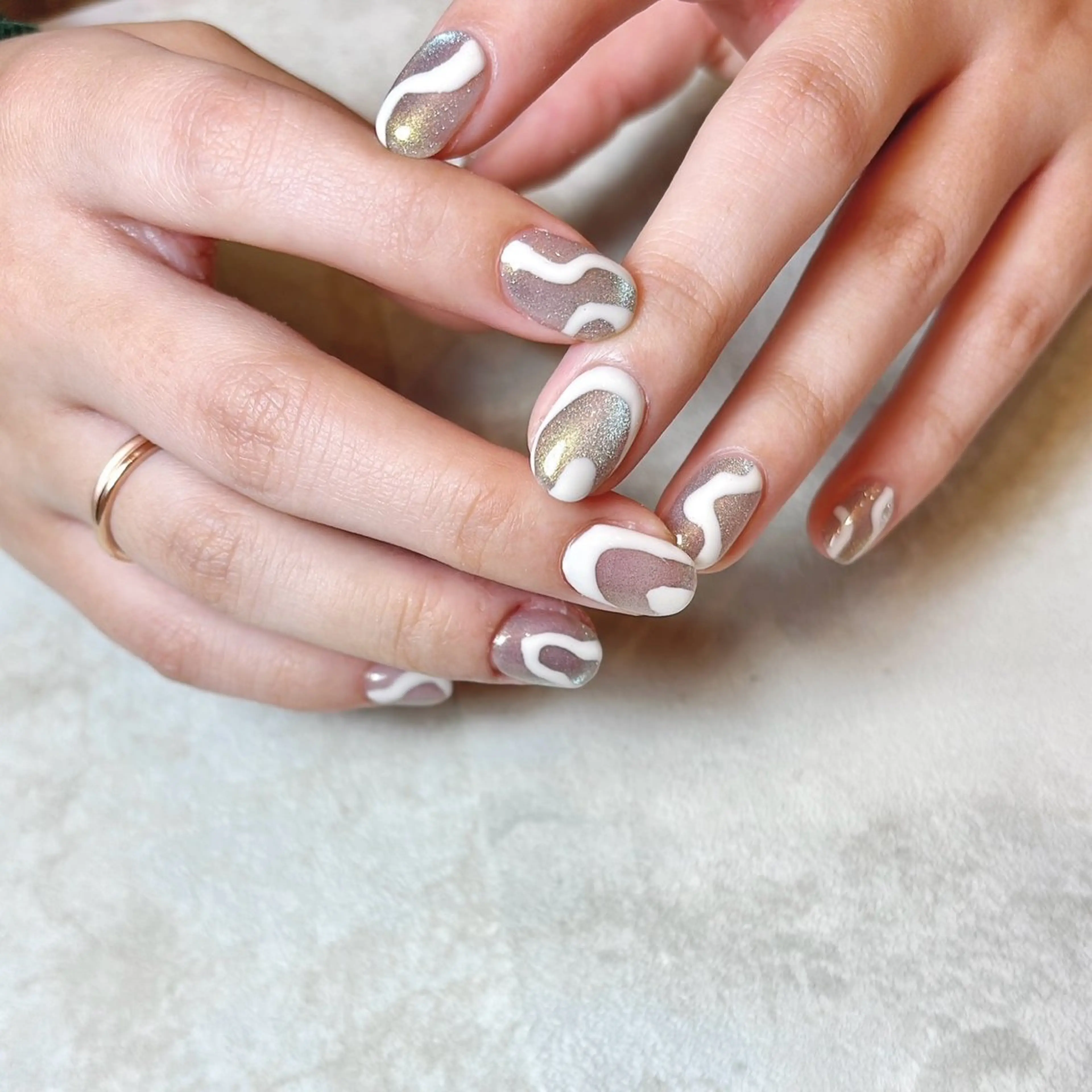 ネイル ハンドネイル Radia bykaonailsのネイルデザイン