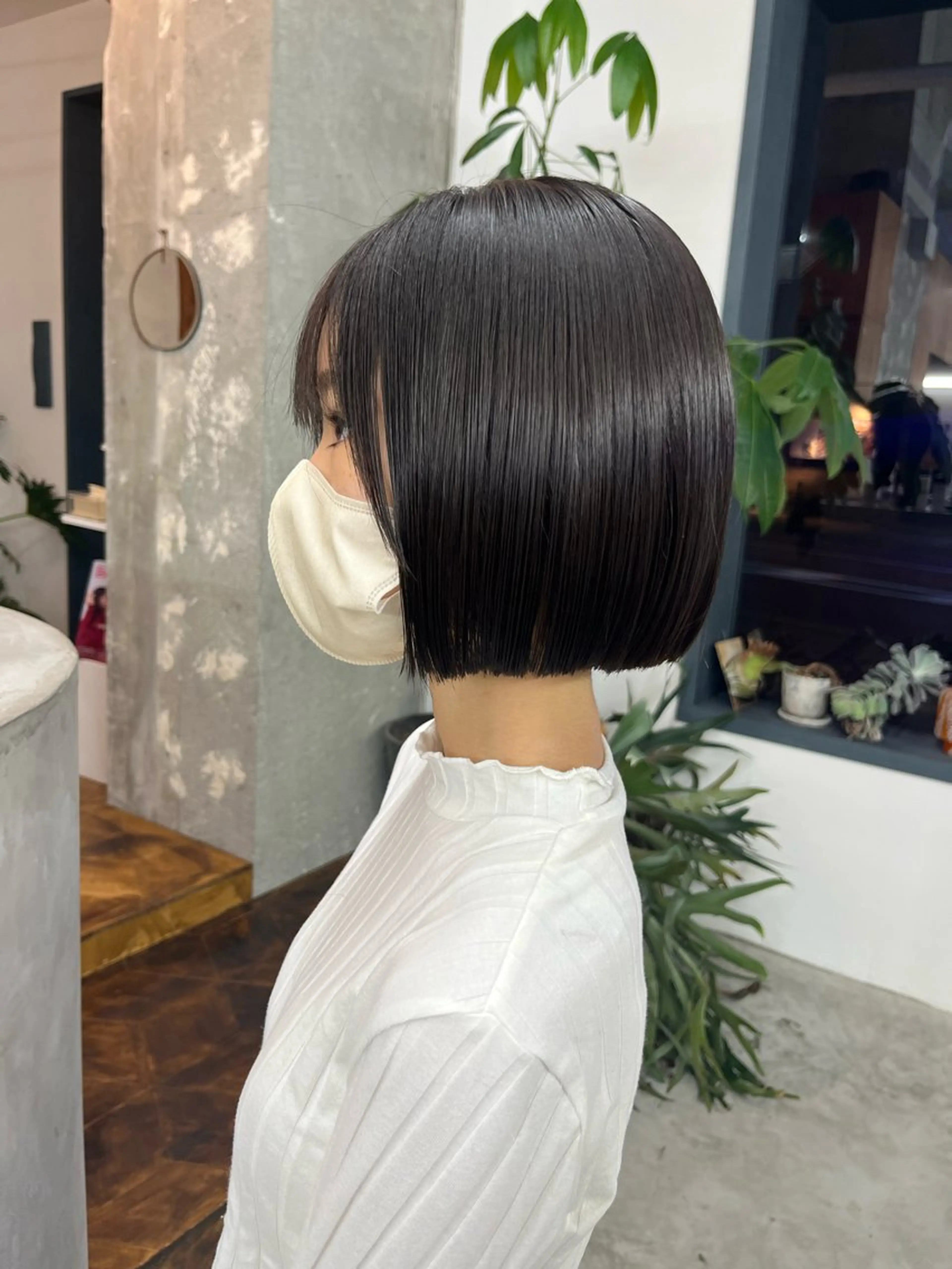 ショート 縮毛矯正 🫧透明感カラー🫧 ハシモトタケルのヘアスタイル