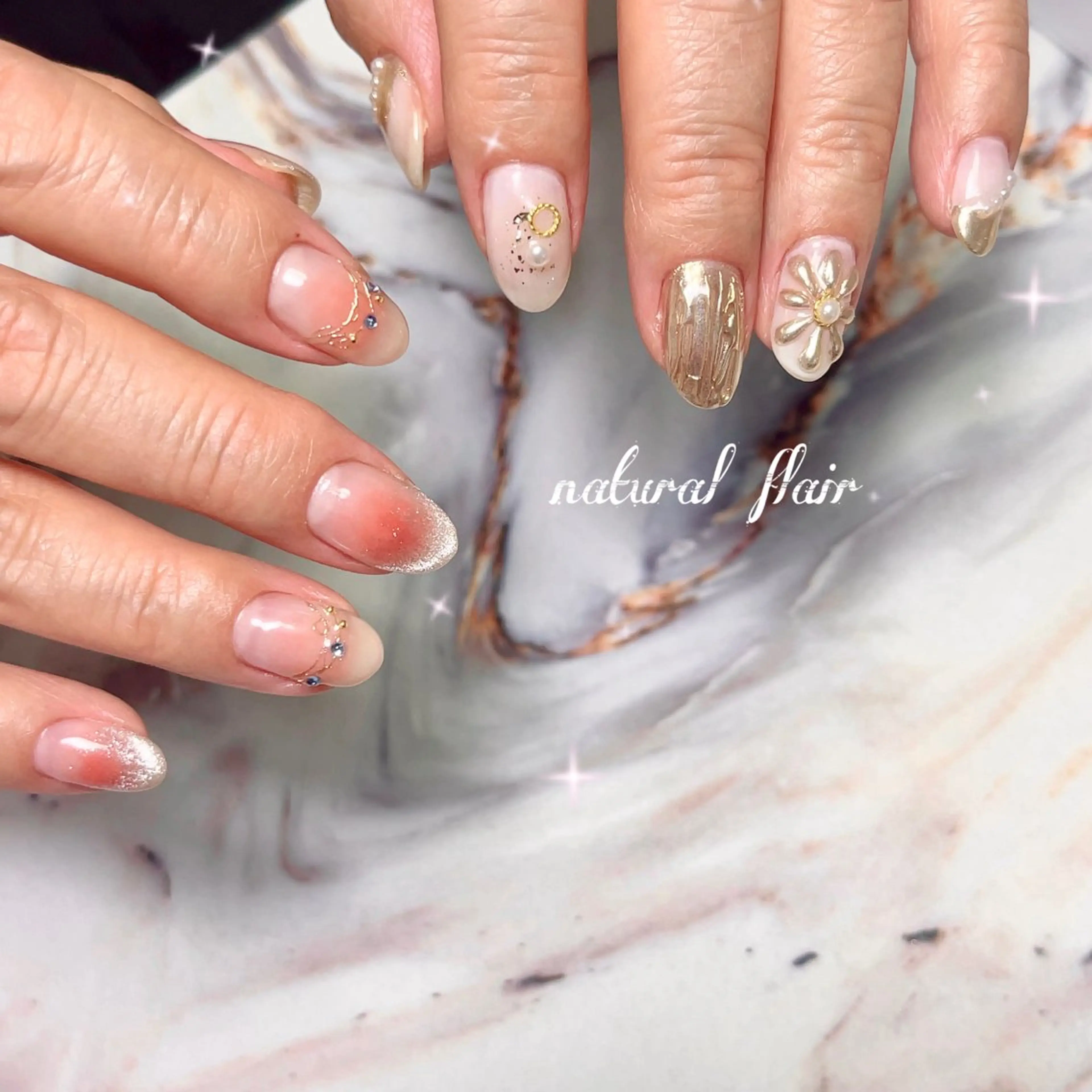 ネイル ハンドネイル natural flairのネイルデザイン