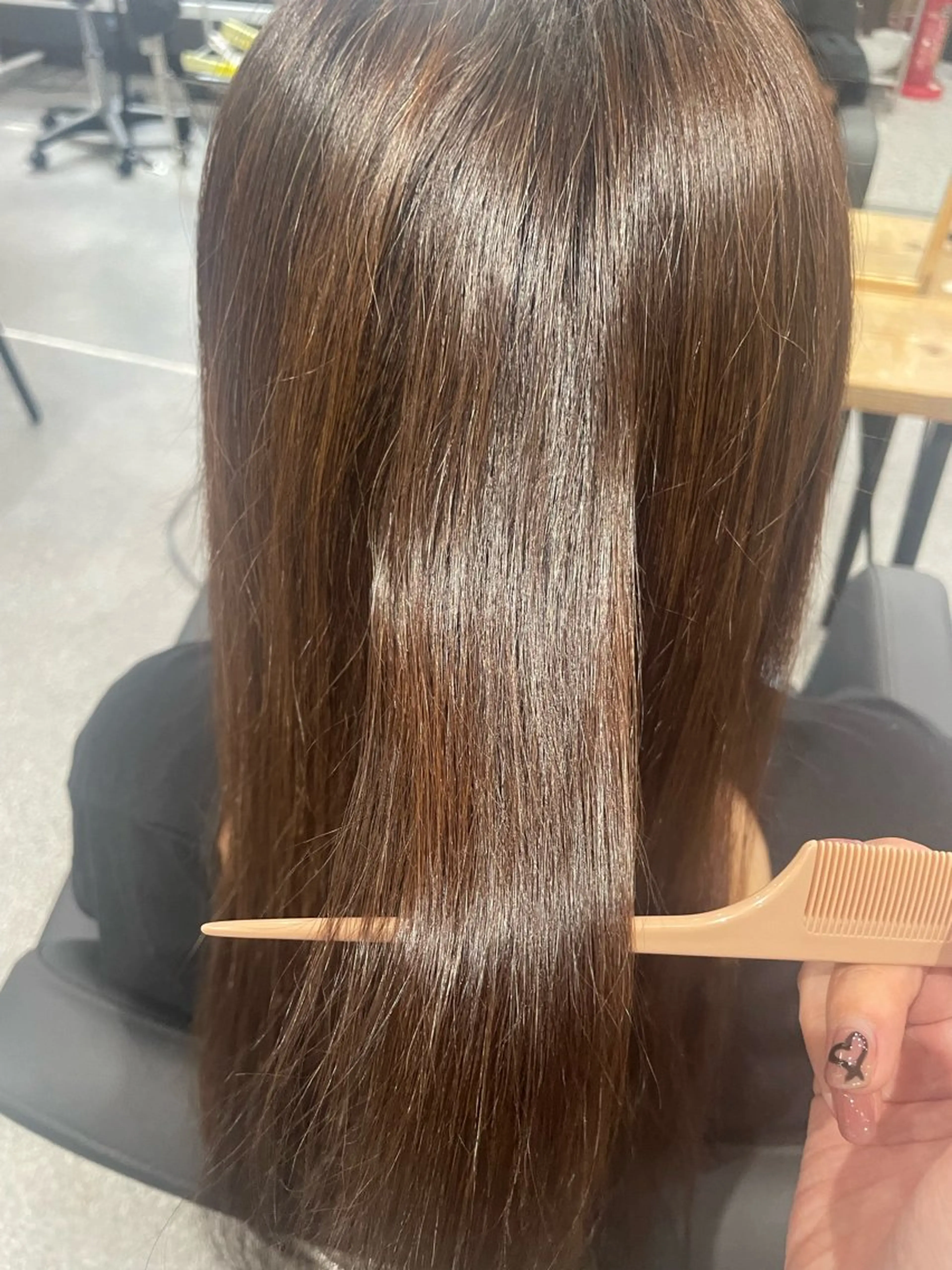 ロング 縮毛矯正 AYA ♡のヘアスタイル