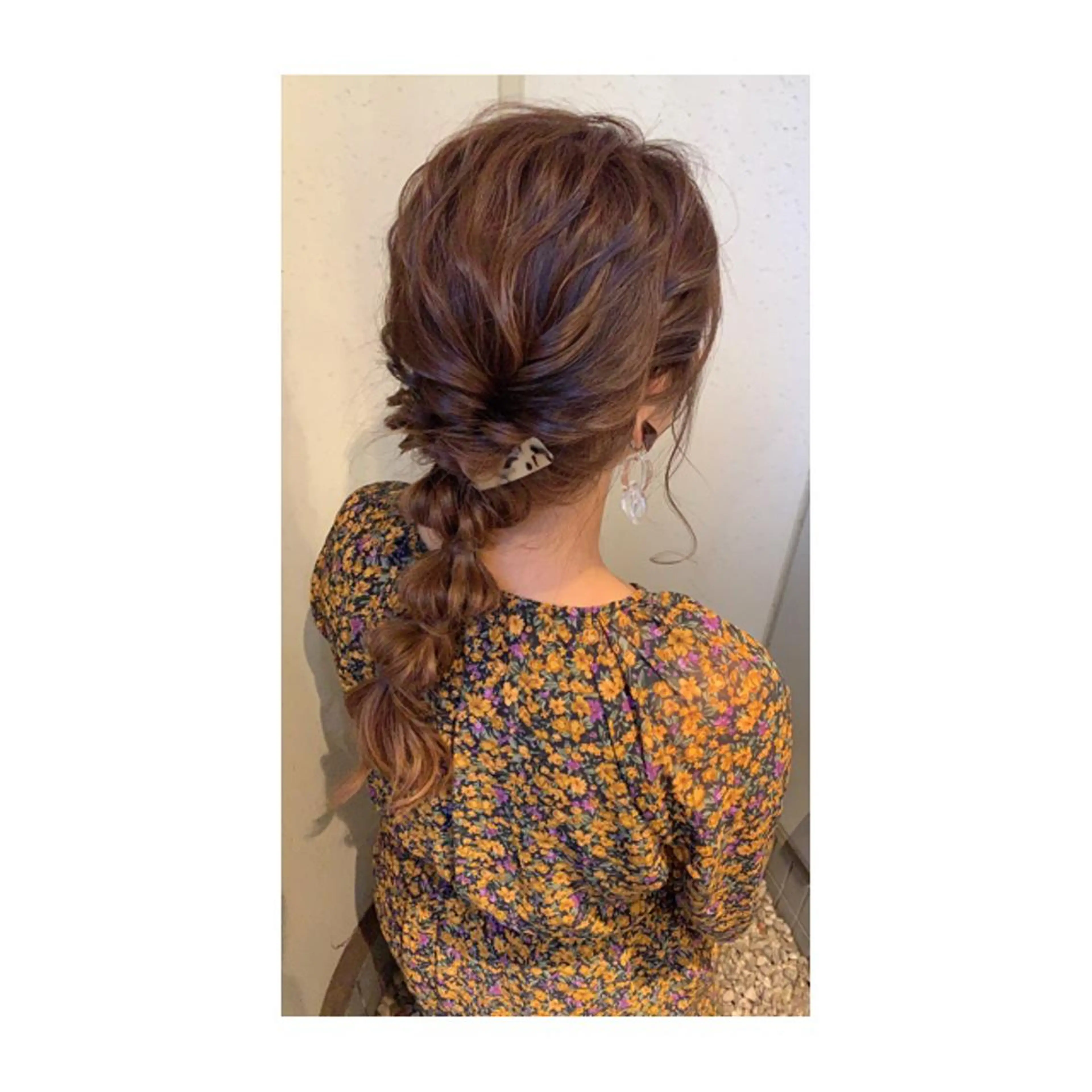 ロング ヘアセット 鈴木 奈波のヘアスタイル