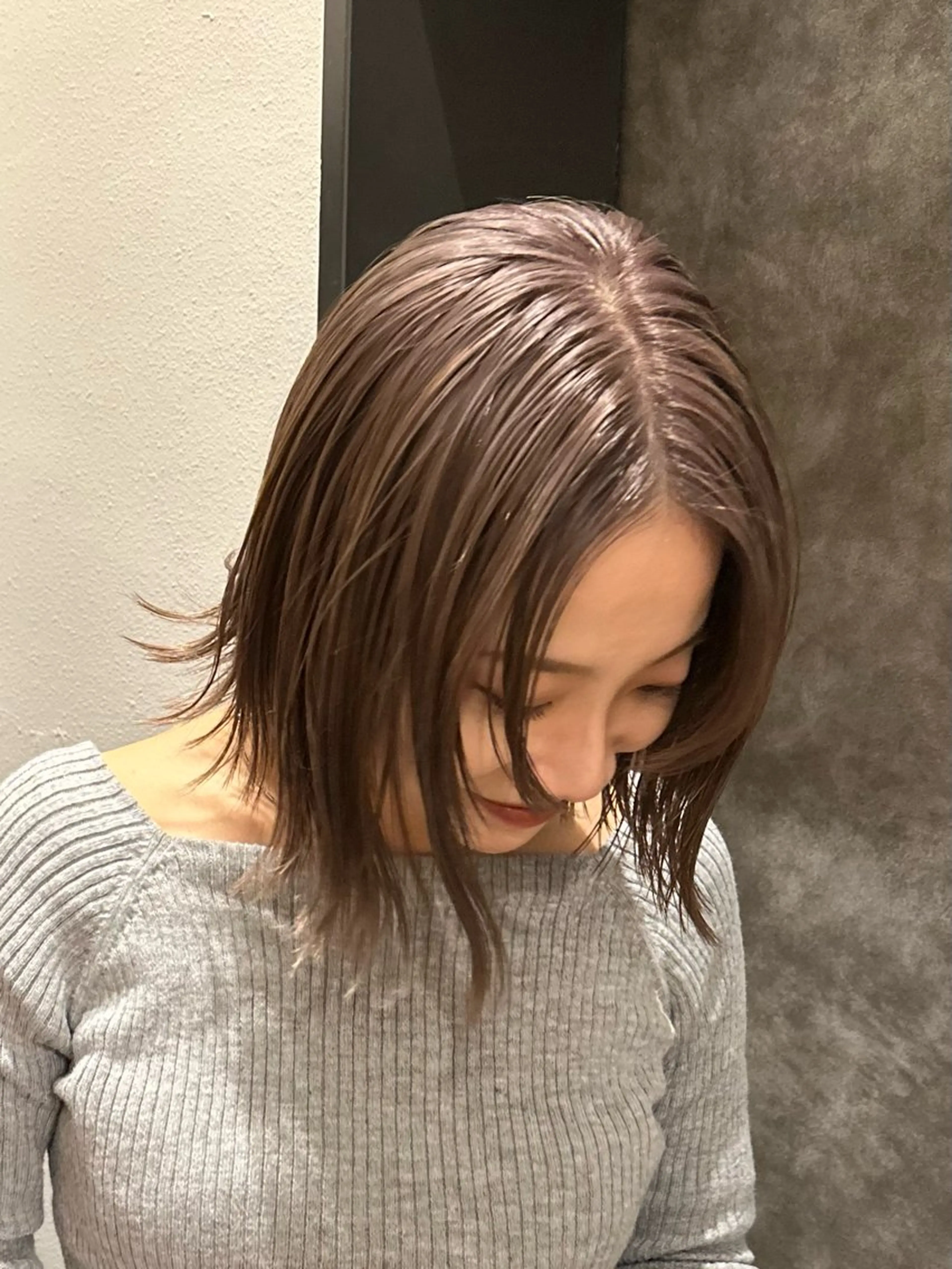 ミディアム カラー 似合わせカット 🌿‬しゃらのヘアスタイル