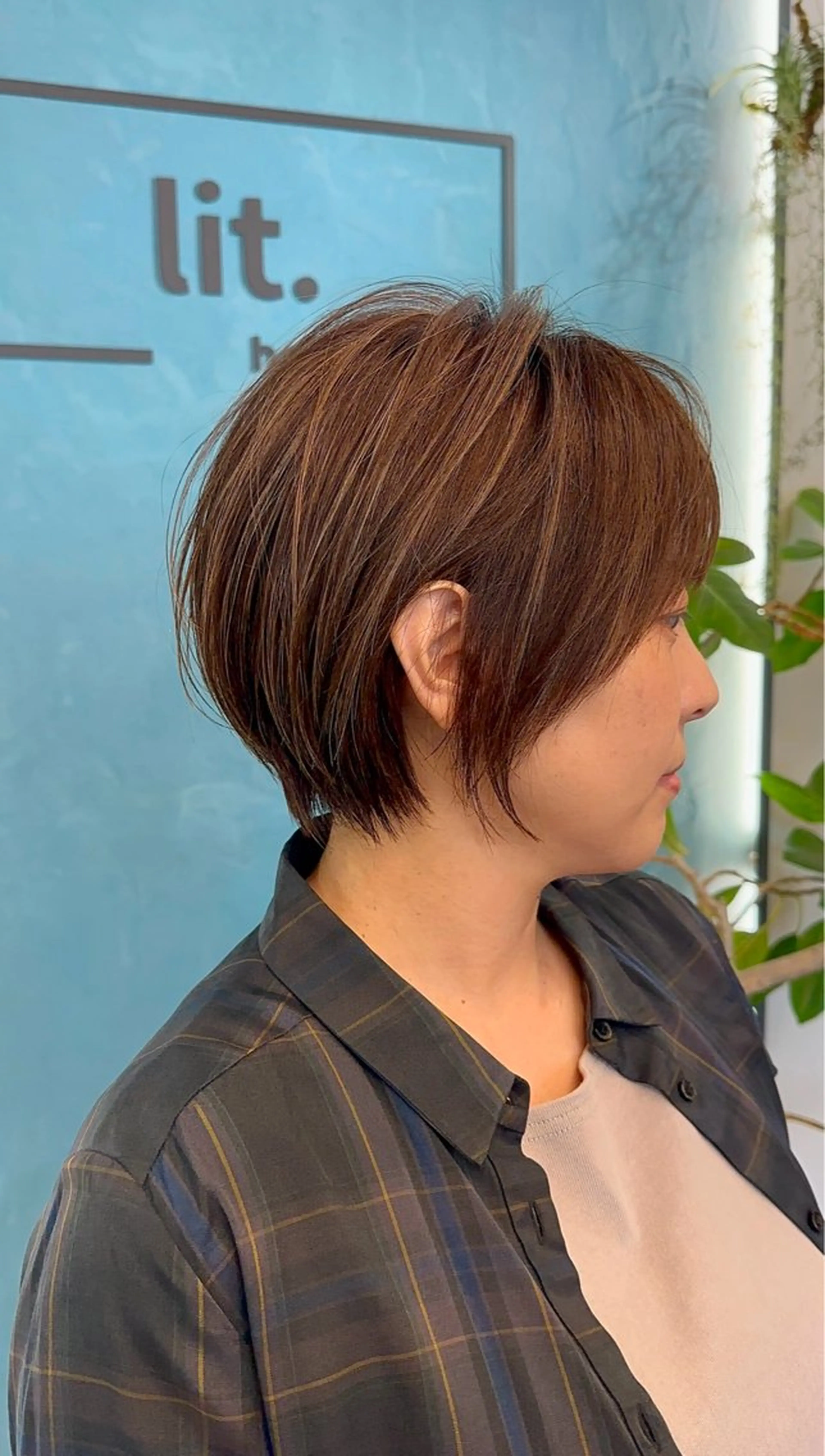 ショート カット ヘアカラー lit.所属・【lit.】SATO HIROSHIのヘアスタイル