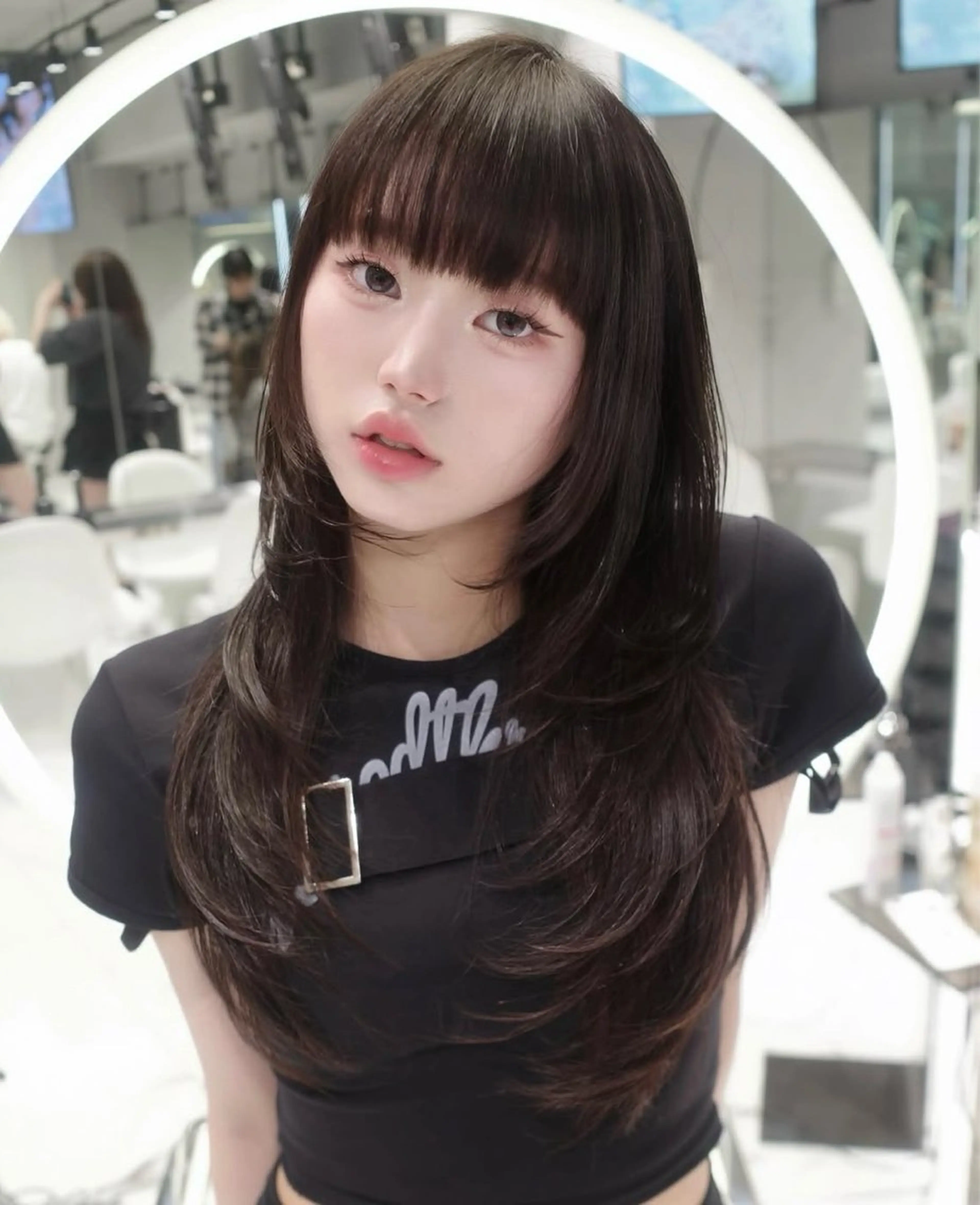 ロング カット トリートメント ヘアセット miuru/網紅ヘア 🇨🇳レイヤーのヘアスタイル