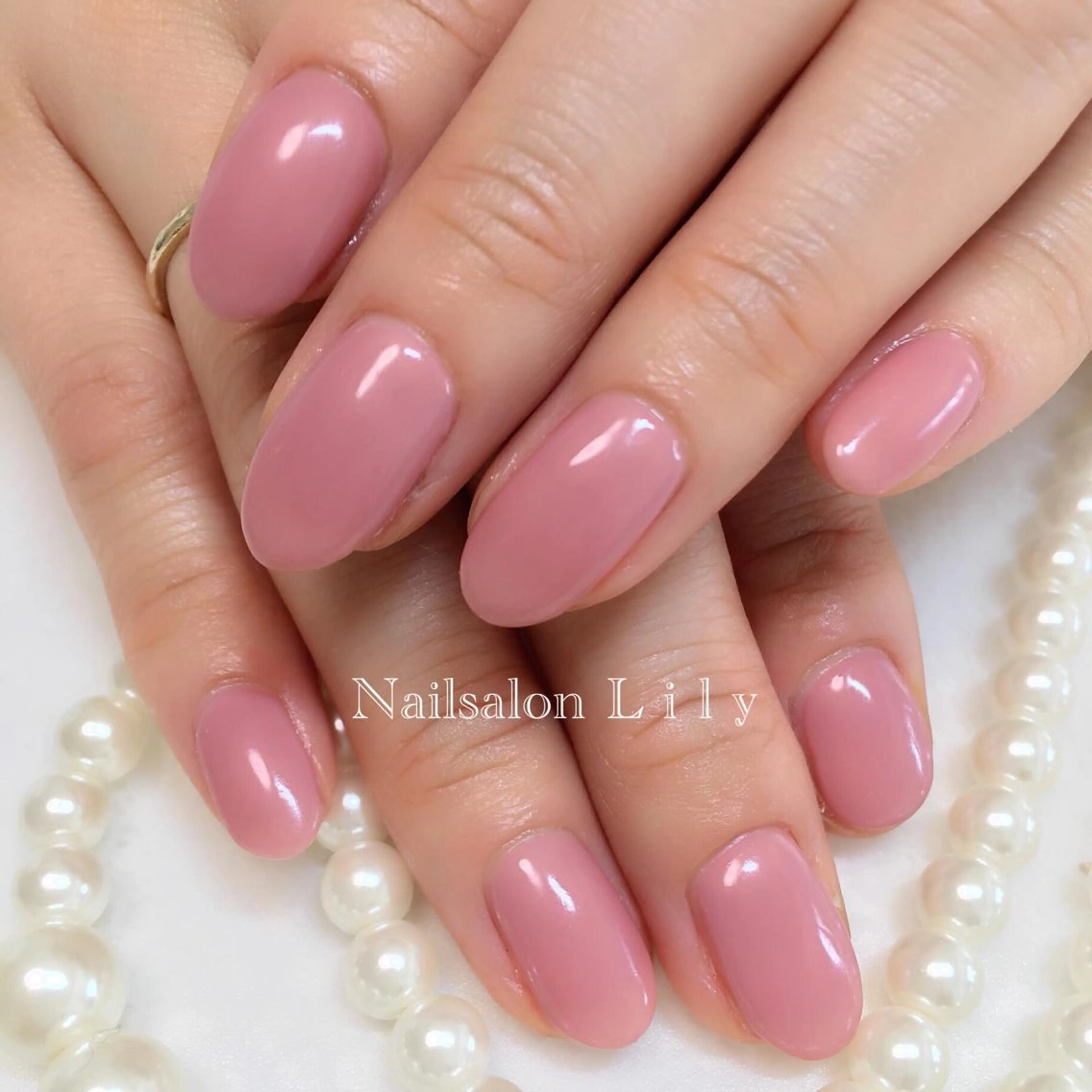 ネイル ピンク 春ネイル Nailsalon Lilyのネイルデザイン