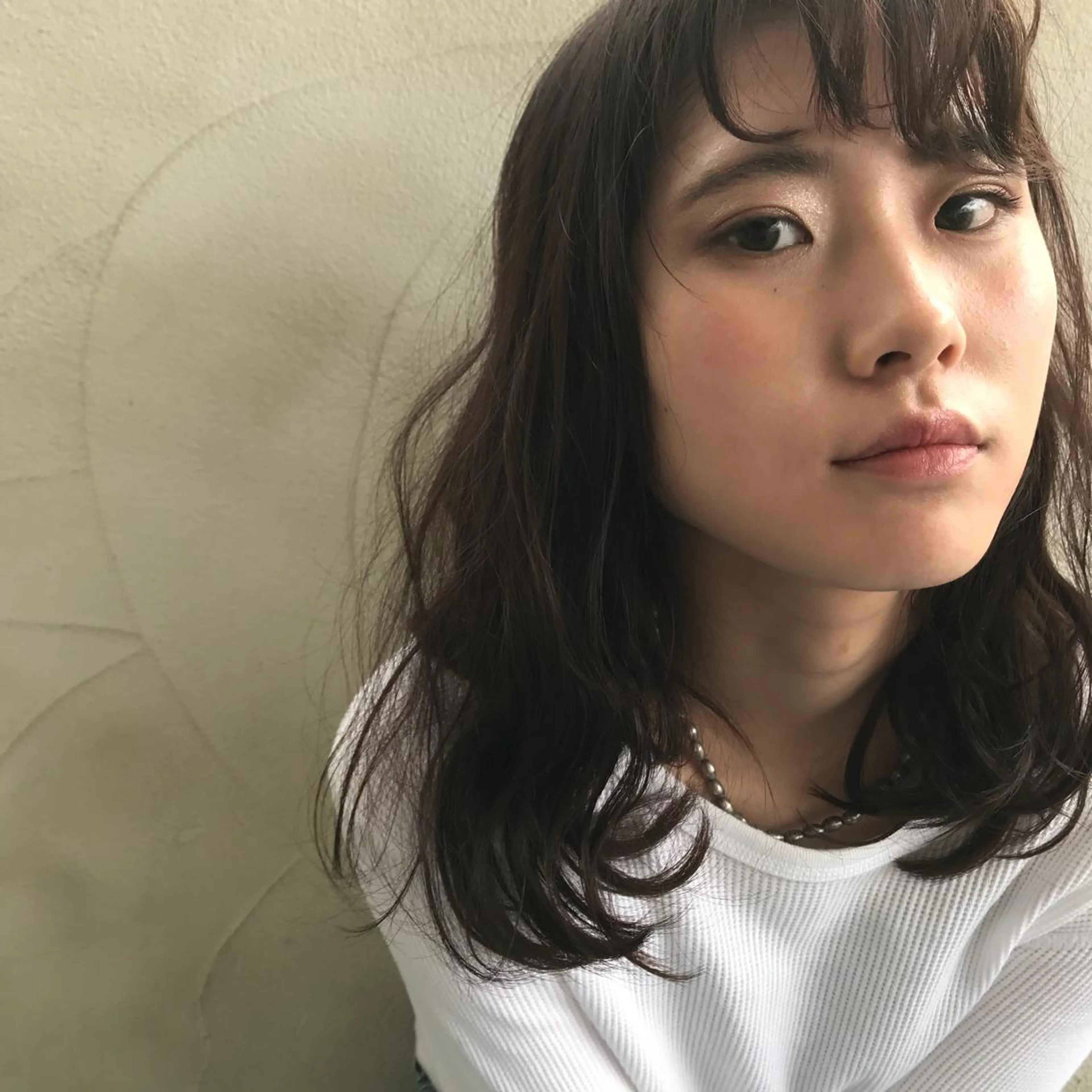 ミディアム カラー ヘアアレンジ カット ヘアカラー 鈴木 拓海のヘアスタイル