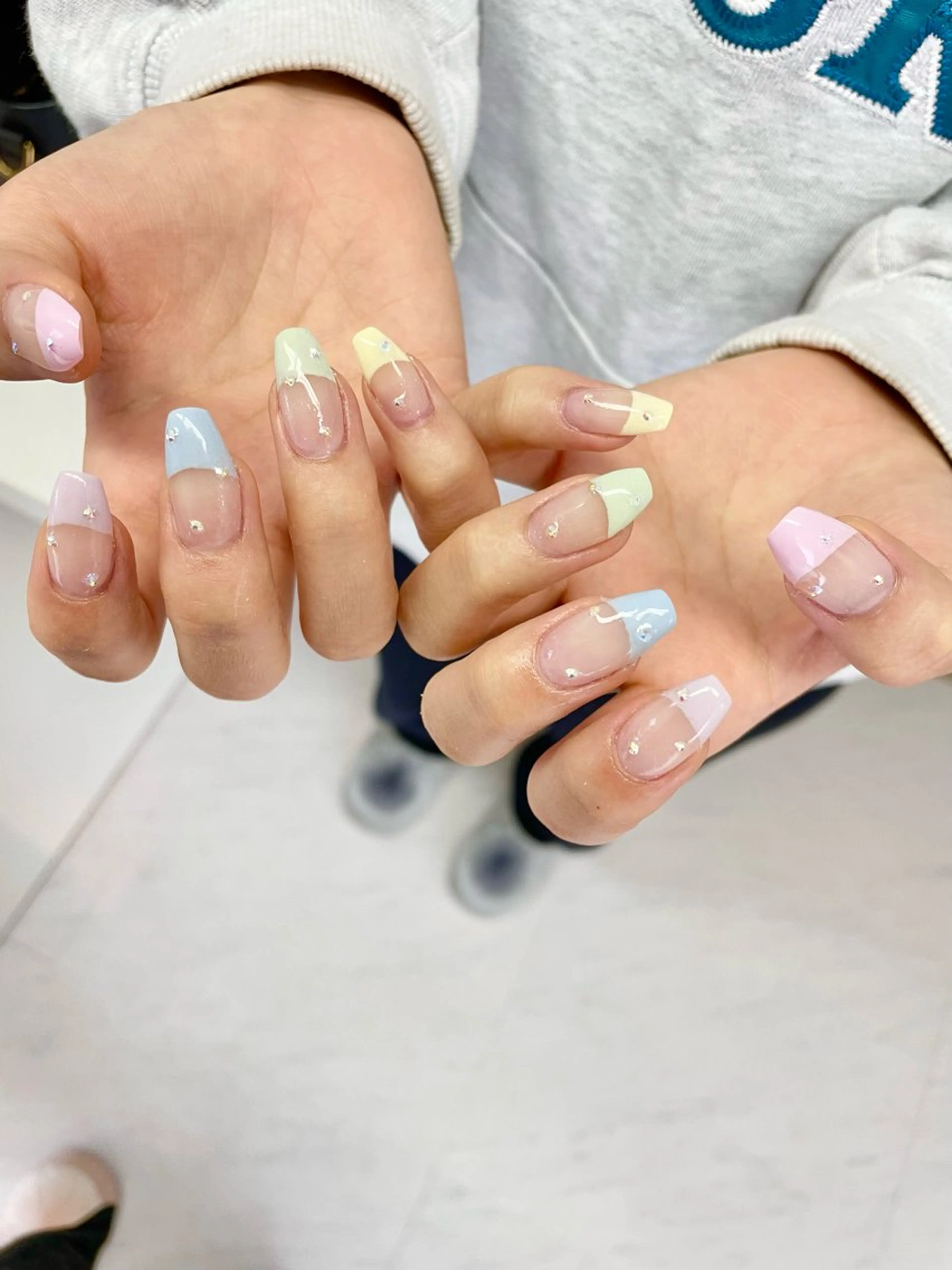 ネイル ハンドネイル 大阪福島 韓国まつげ Sayaka🤍🐩のマツエク・マツパデザイン