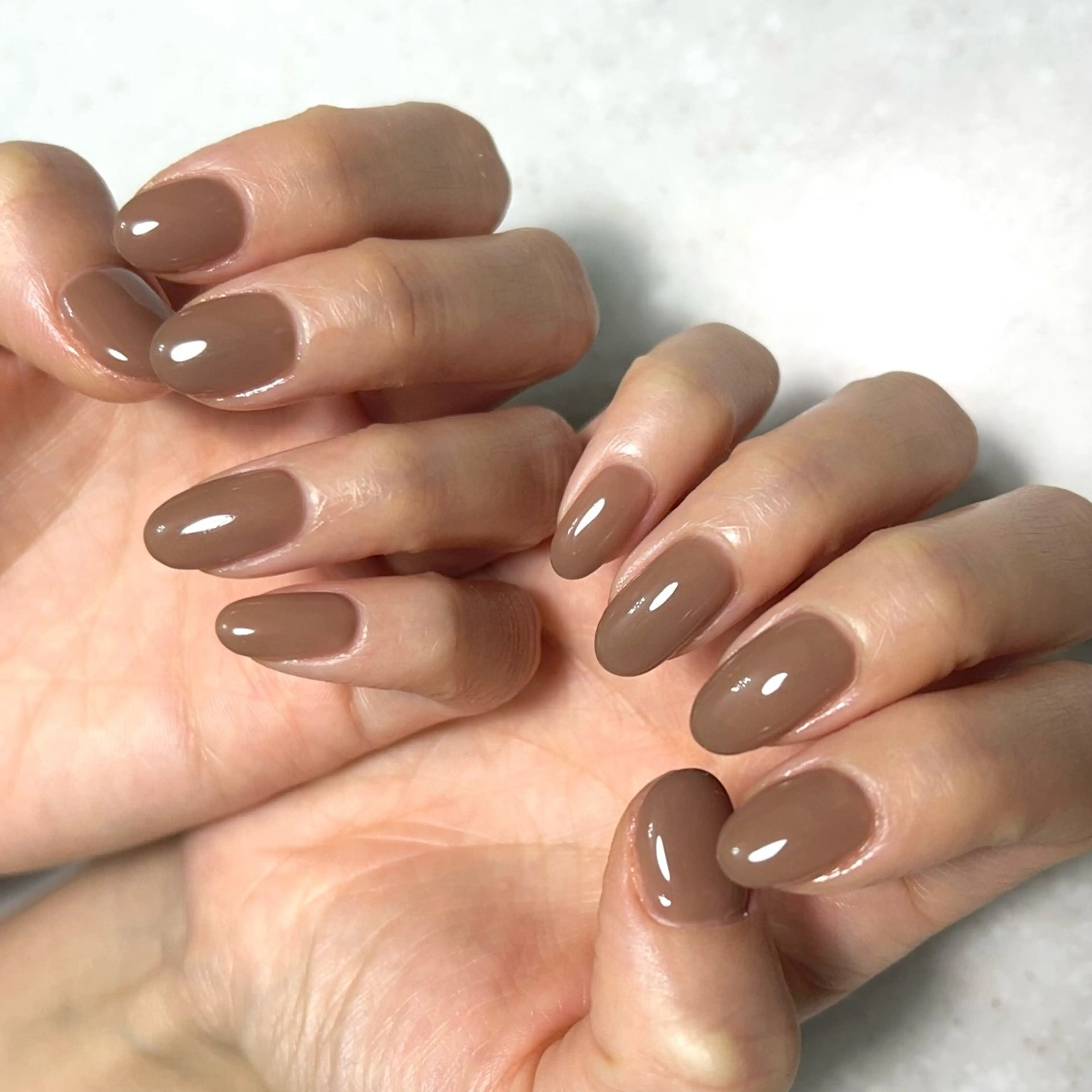 ネイル ワンカラーネイル ハンドネイル REVIA nailのネイルデザイン