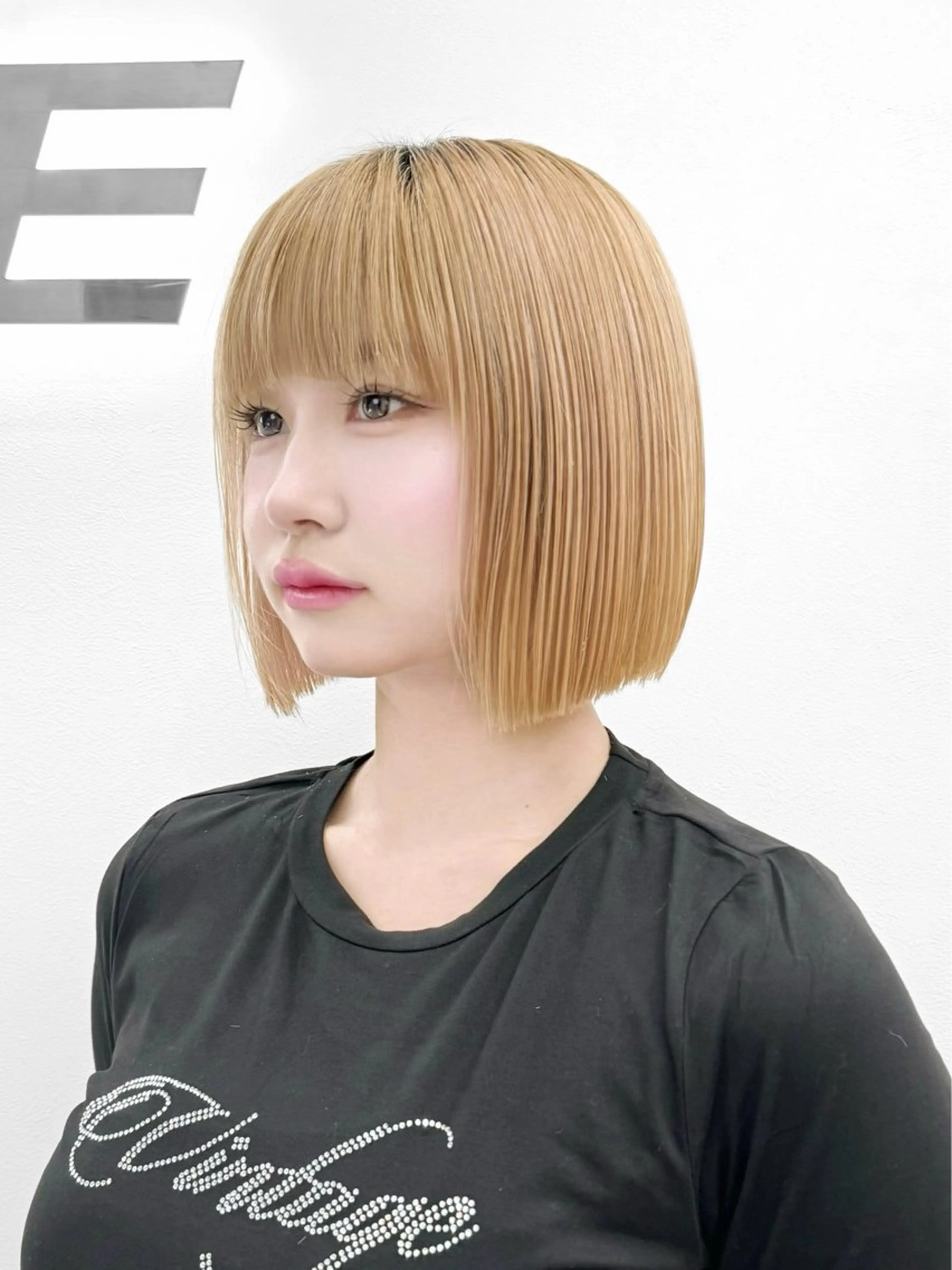 ショート カラー ヘアアレンジ カット トリートメント 盛れる韓国ボブ🤍 縮毛矯正🤍ひかりのヘアスタイル