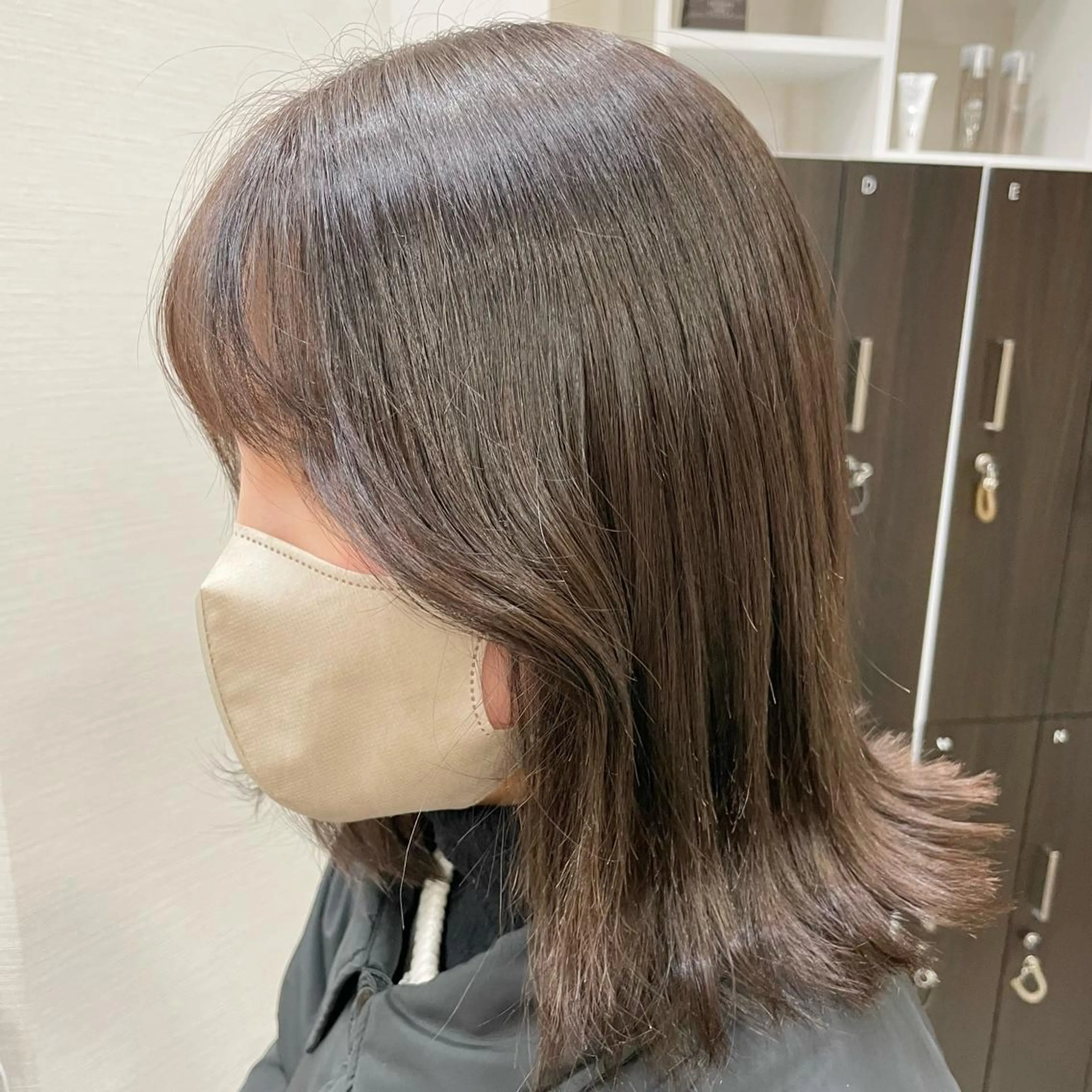 ミディアム カラー メンズ カット ヘアカラー トリートメント 🦋髪質改善 今宮梨沙🦋のヘアスタイル