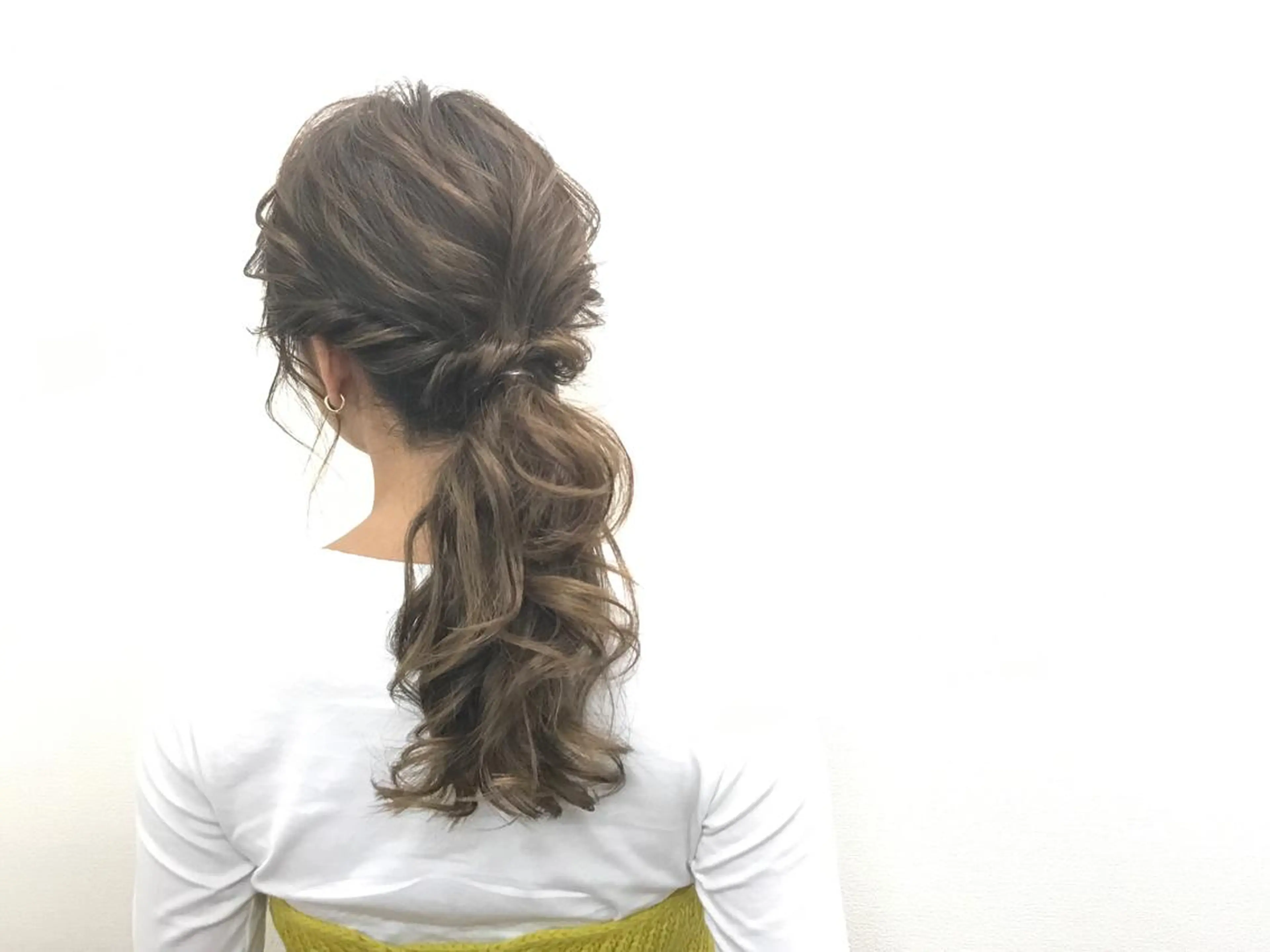ヘアアレンジ ポニーテール 竹井 寛喜のヘアスタイル