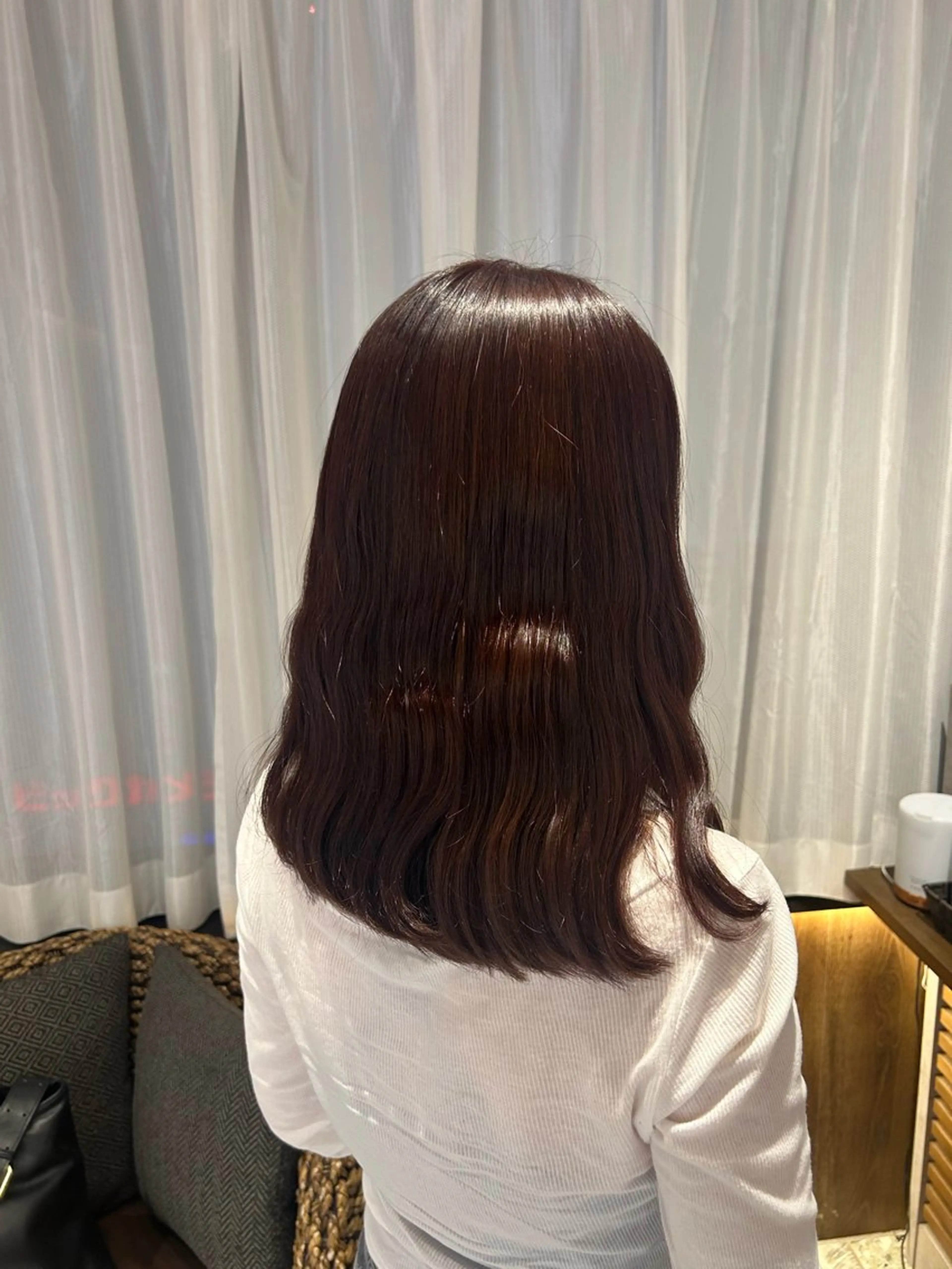 ミディアム あやこ🌷 /新宿美容室のヘアスタイル
