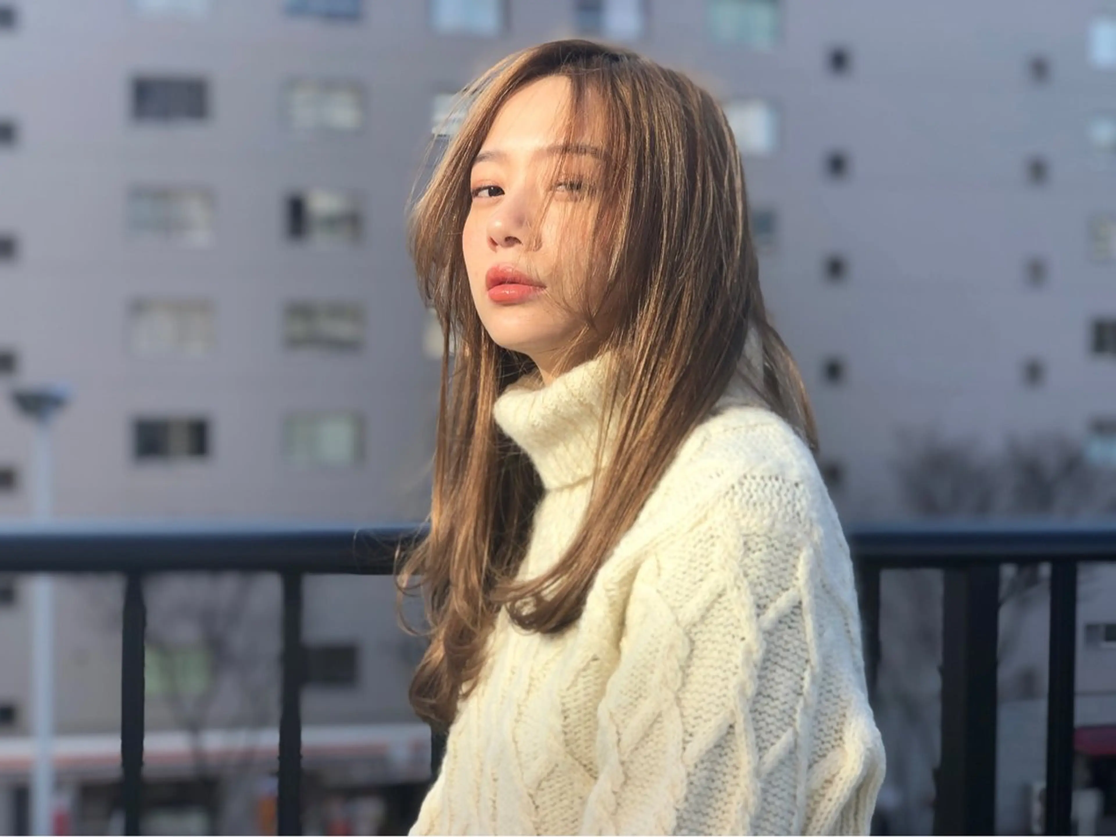 ミディアム カラー カット ヘアカラー トリートメント LOOP hair eye lash所属・LOOP hairのヘアスタイル