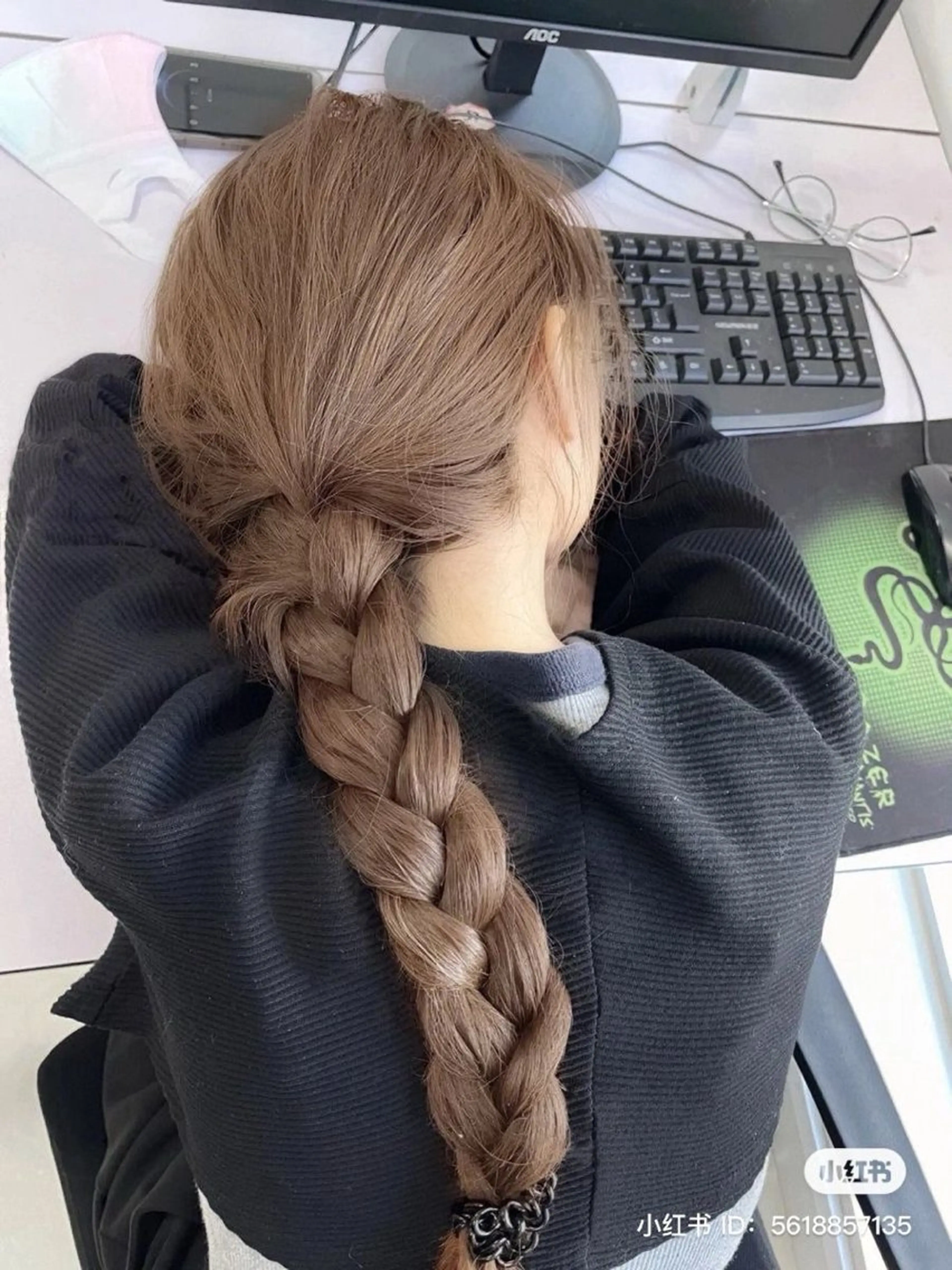 ロング カラー ヘアアレンジ ヘアカラー トリートメント 💕透明感カラー モテ髪💕ANNAのヘアスタイル