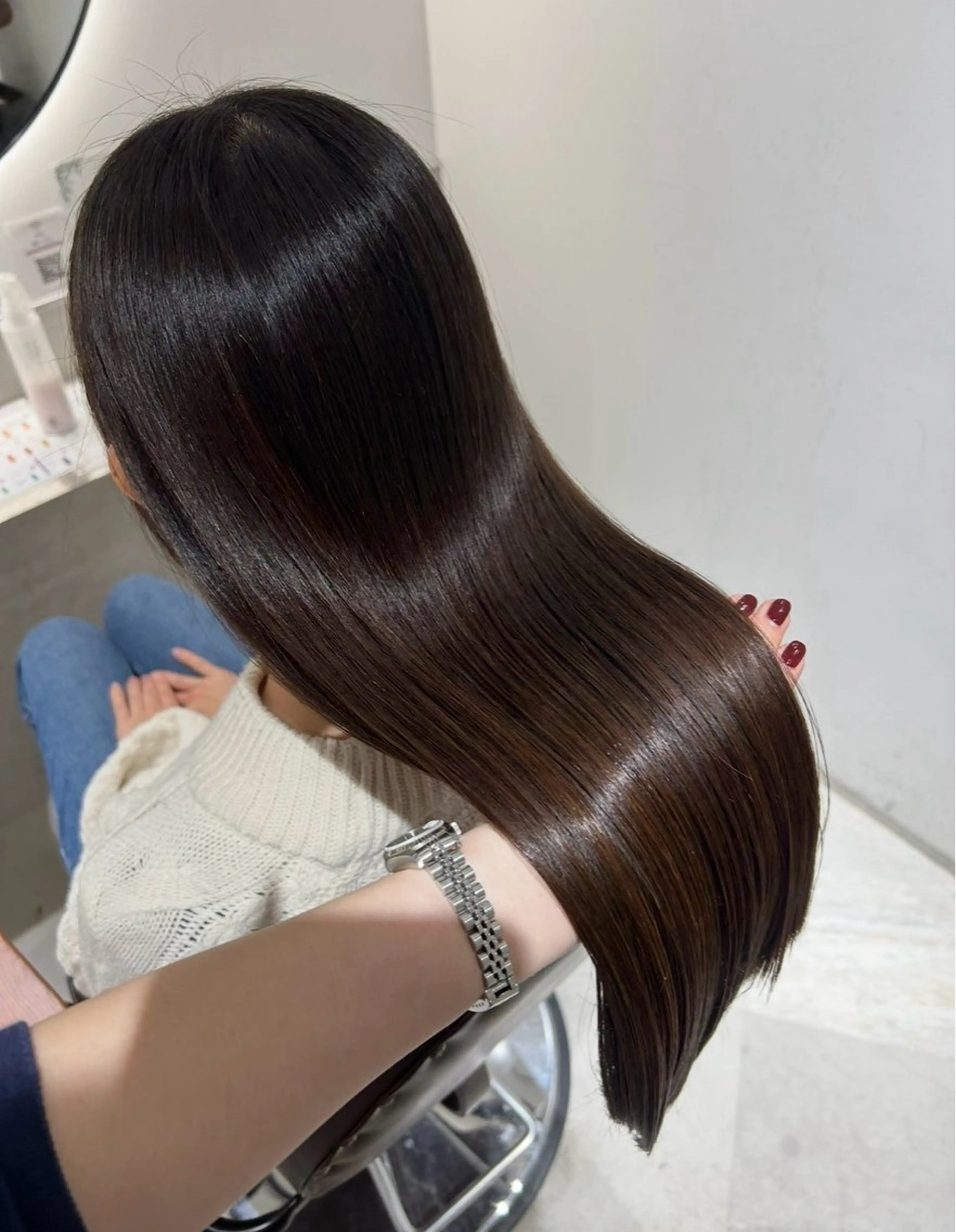 ロング 縮毛矯正 トリートメント 💞美髪💫髪質 改善🌈ユキナ💞のヘアスタイル
