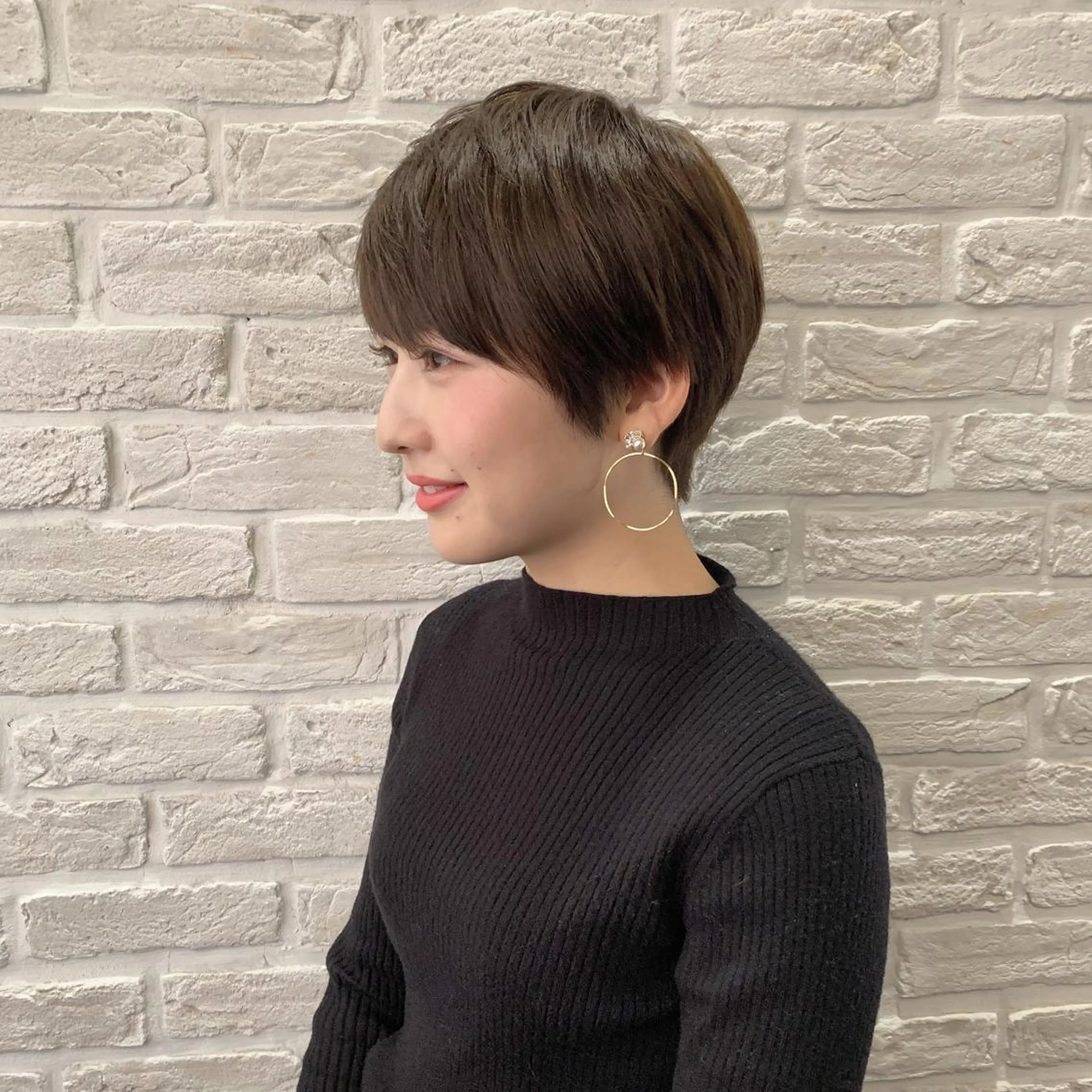 ショート カラー ヘアアレンジ ショートヘア カット トリートメント 前田 善夫のヘアスタイル