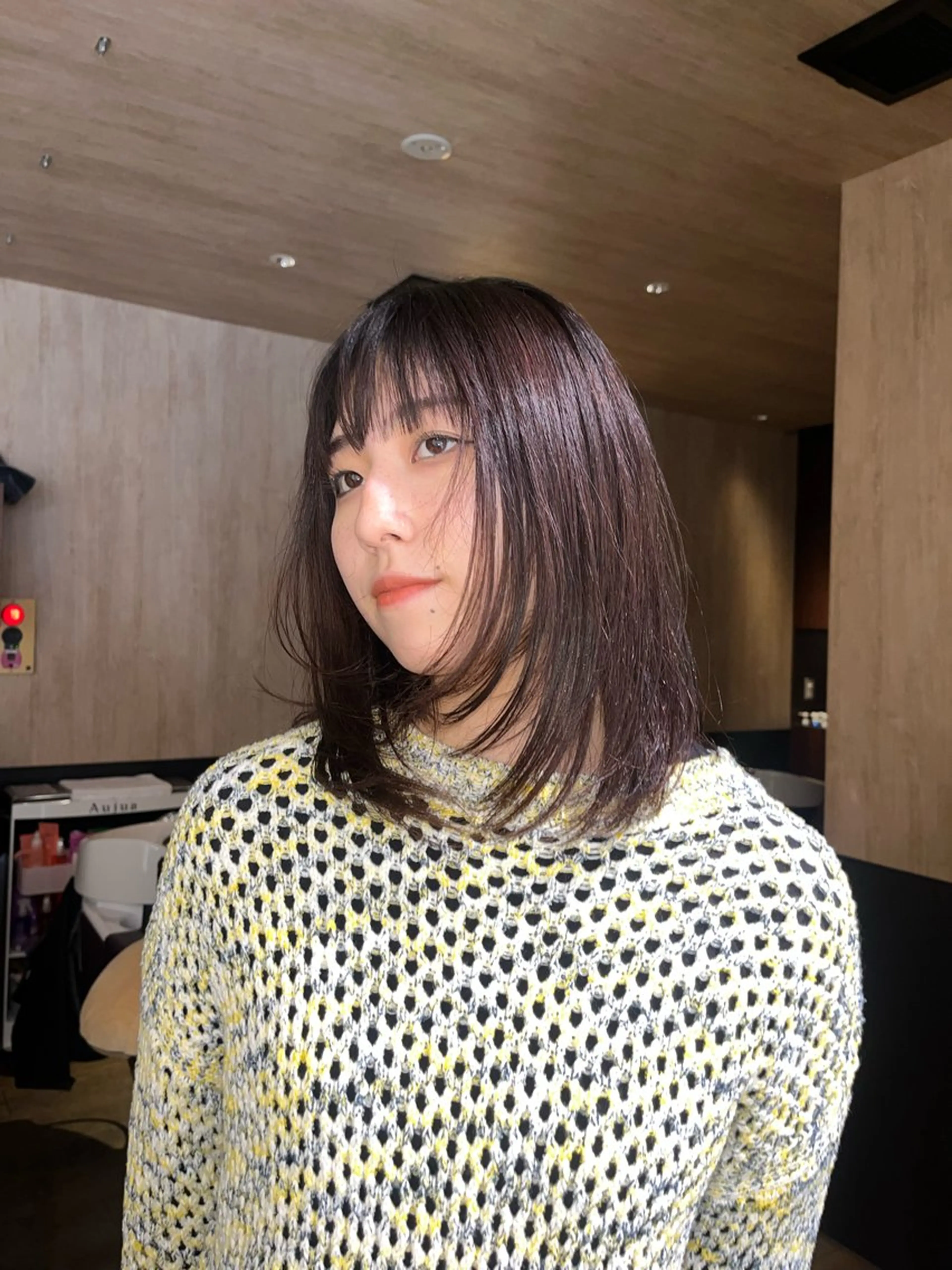 ミディアム カラー 産休中です 艶カラー♡オカのヘアスタイル