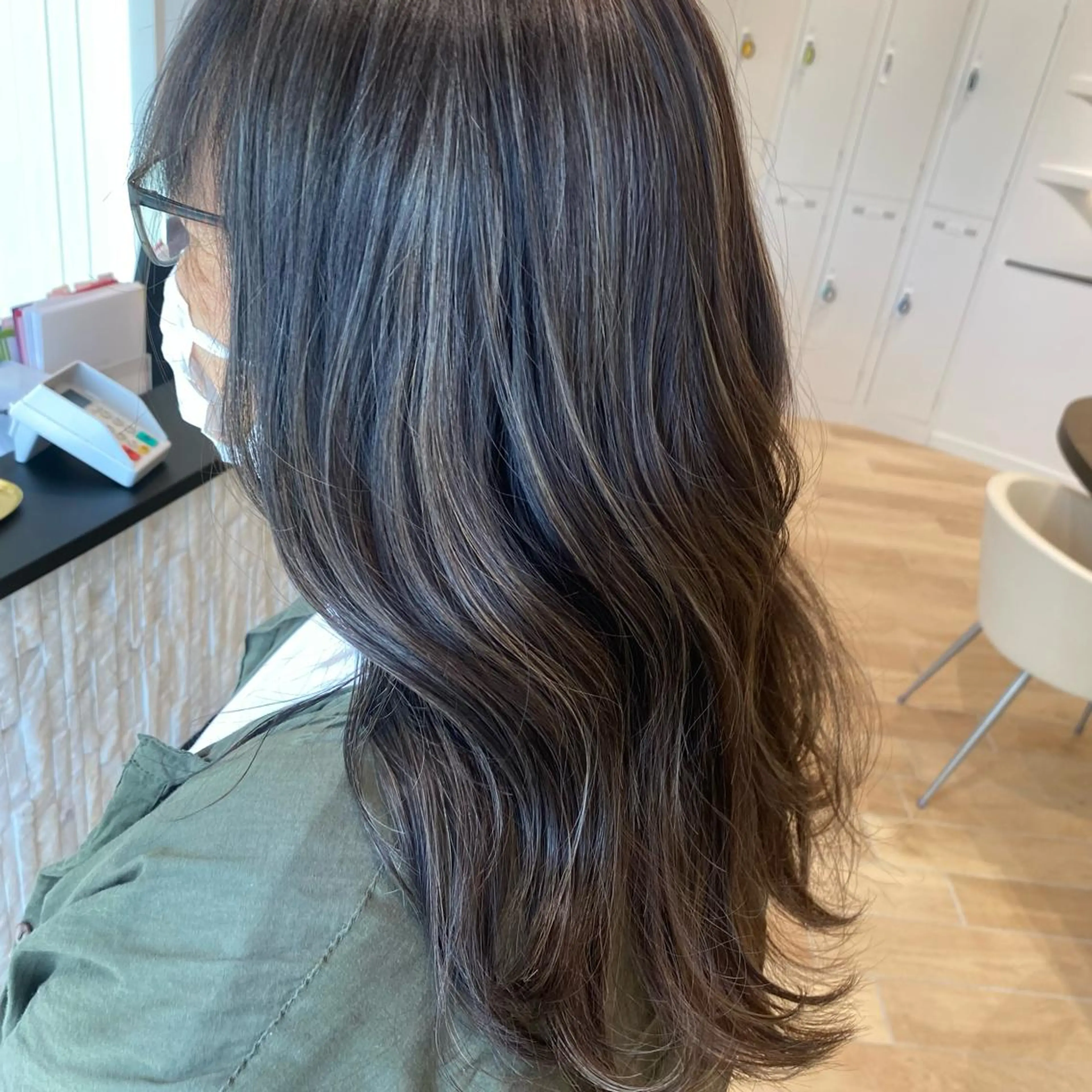 ロング カラー ハイライトカラー ハイライト ヘアカラー トリートメント 個性派/ブリーチ ＊ほのかのヘアスタイル