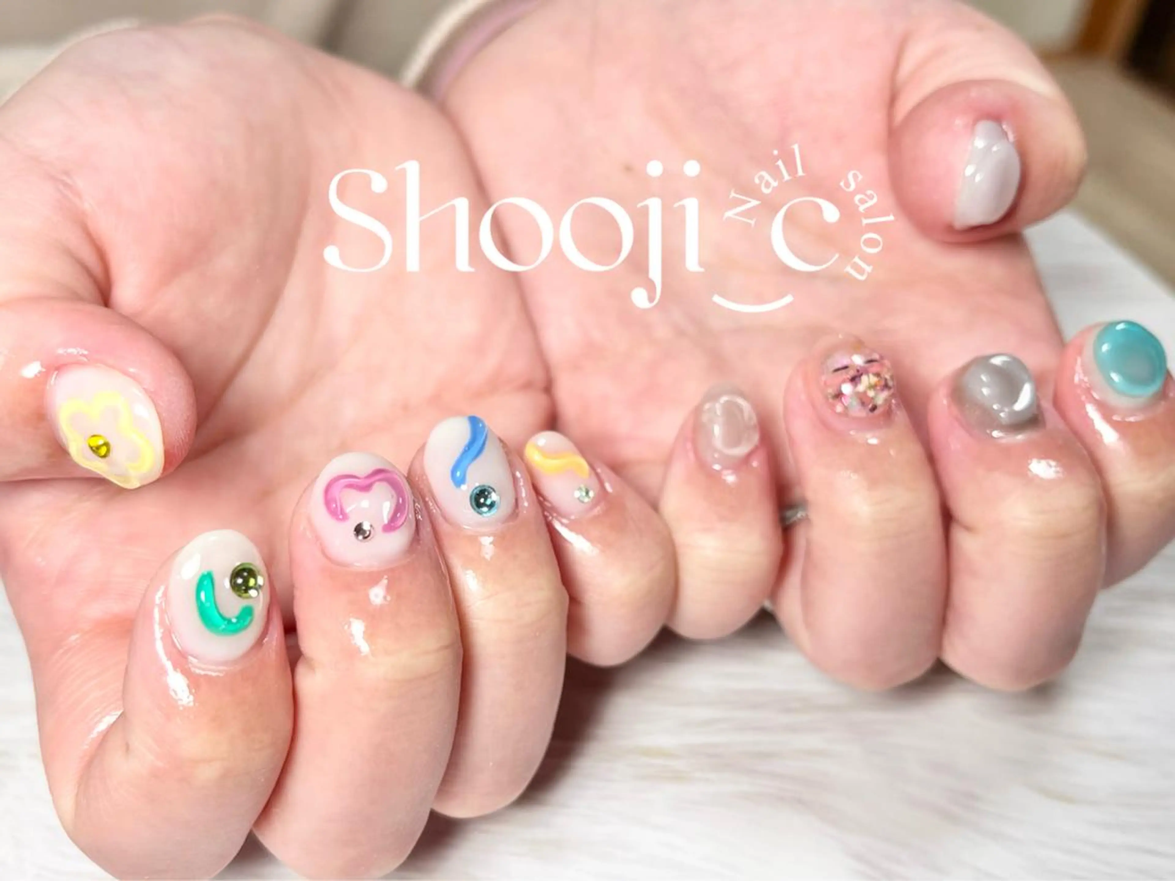 ネイル アートネイル 長さ出し ジェルネイル スカルプネイル シンプルネイル Shooji_c Nail salon所属・Shooji_c Nail salonのネイルデザイン