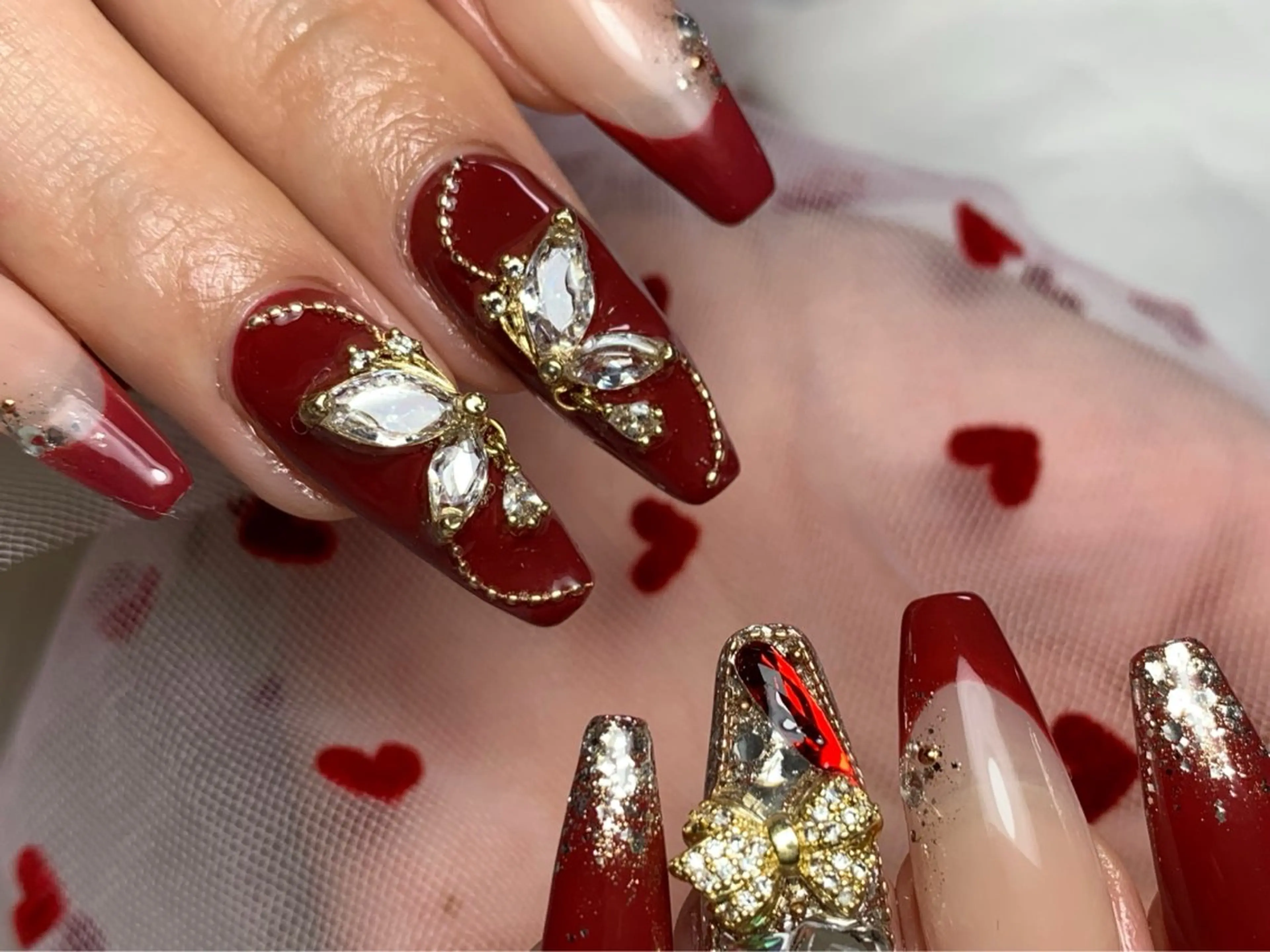 ネイル 持ち込み Charme 五反田のネイルデザイン