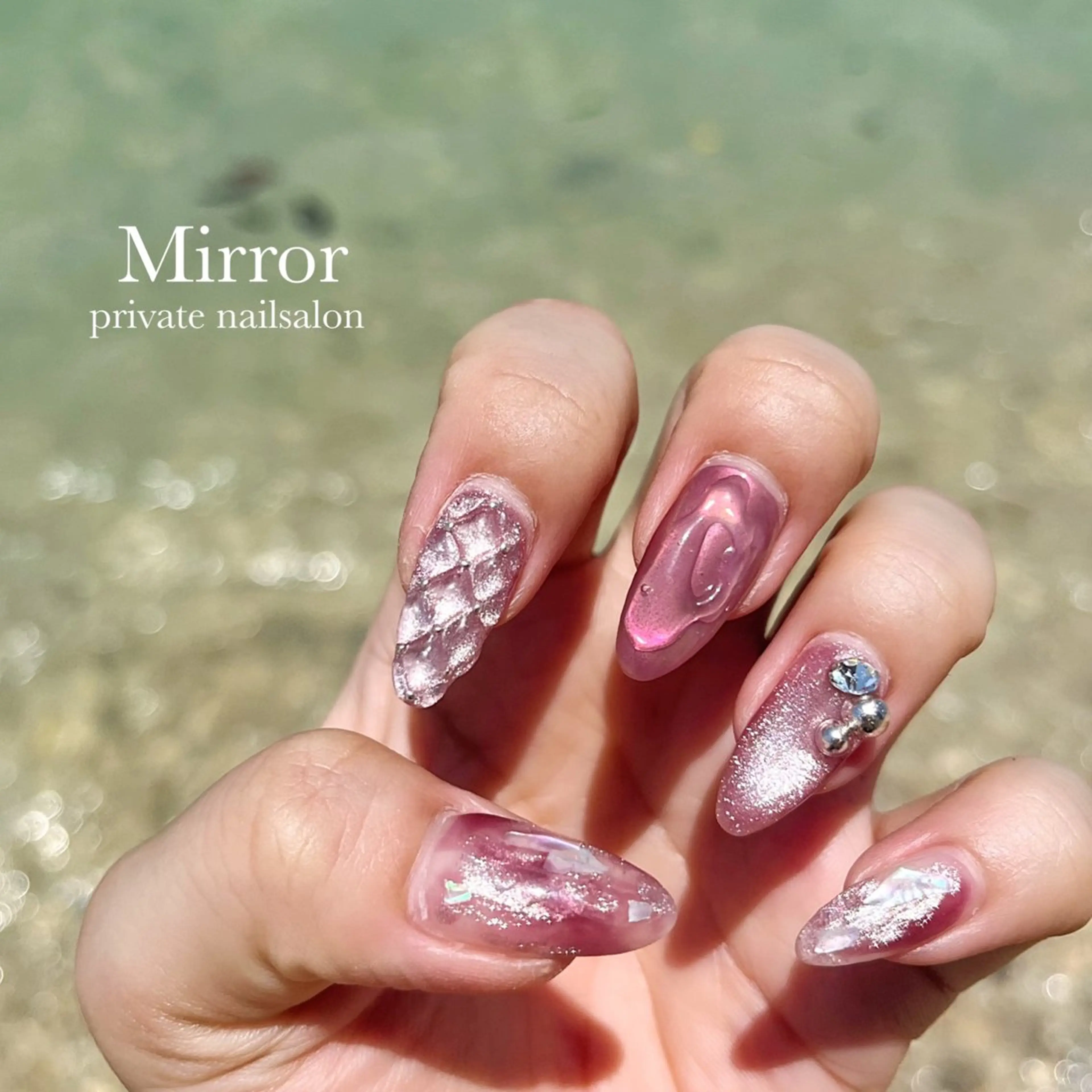 ネイル ハンドネイル nailsalon Mirrorのネイルデザイン