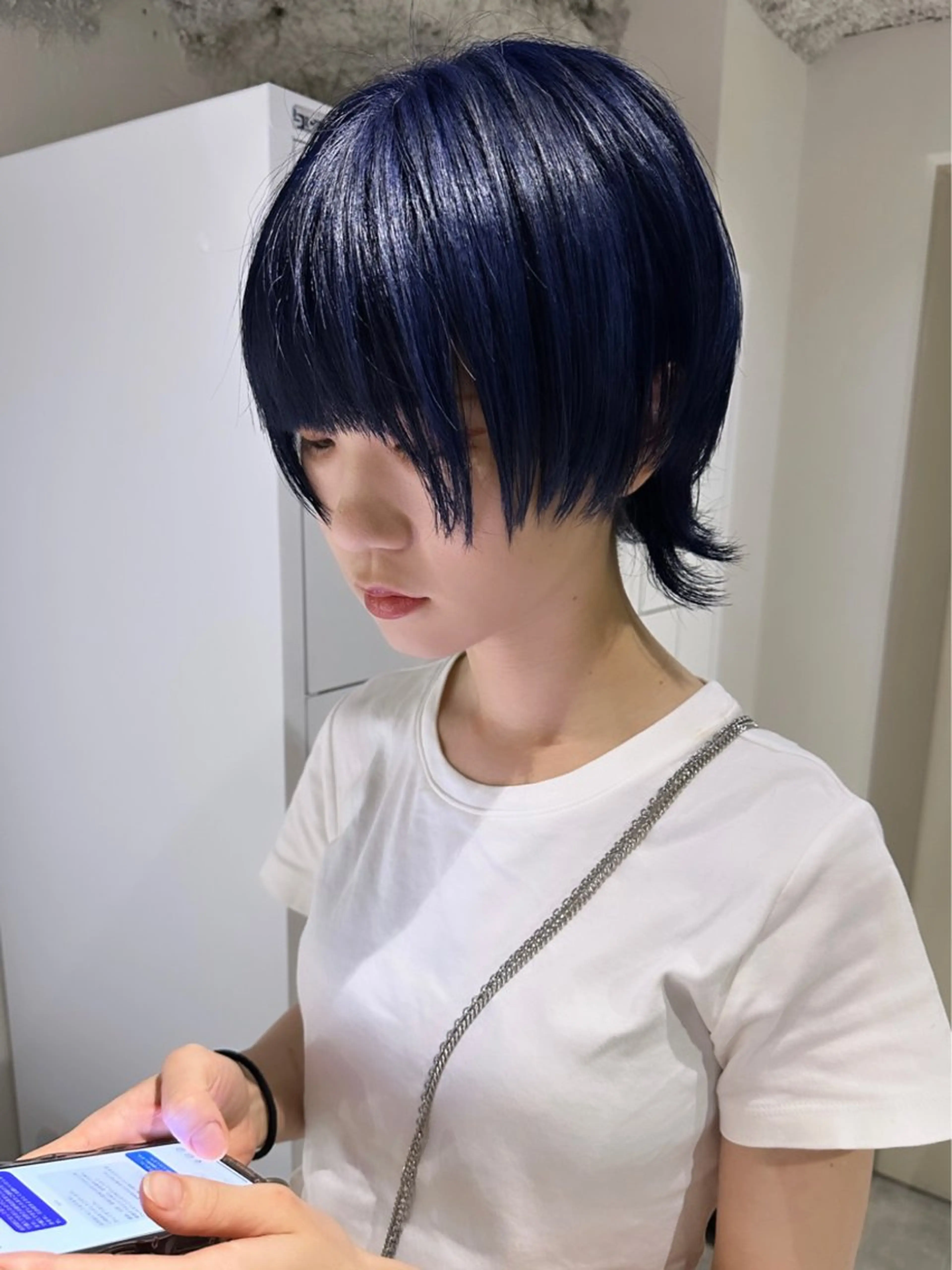 ショート カラー パーマ ヘアアレンジ メンズ メンズブリーチ メンズハイトーン メンズインナーカラー メンズ韓国風 ブリーチ カット ヘアカラー トリートメント 心斎橋ダブルカラー ボブ/レイヤーのヘアスタイル