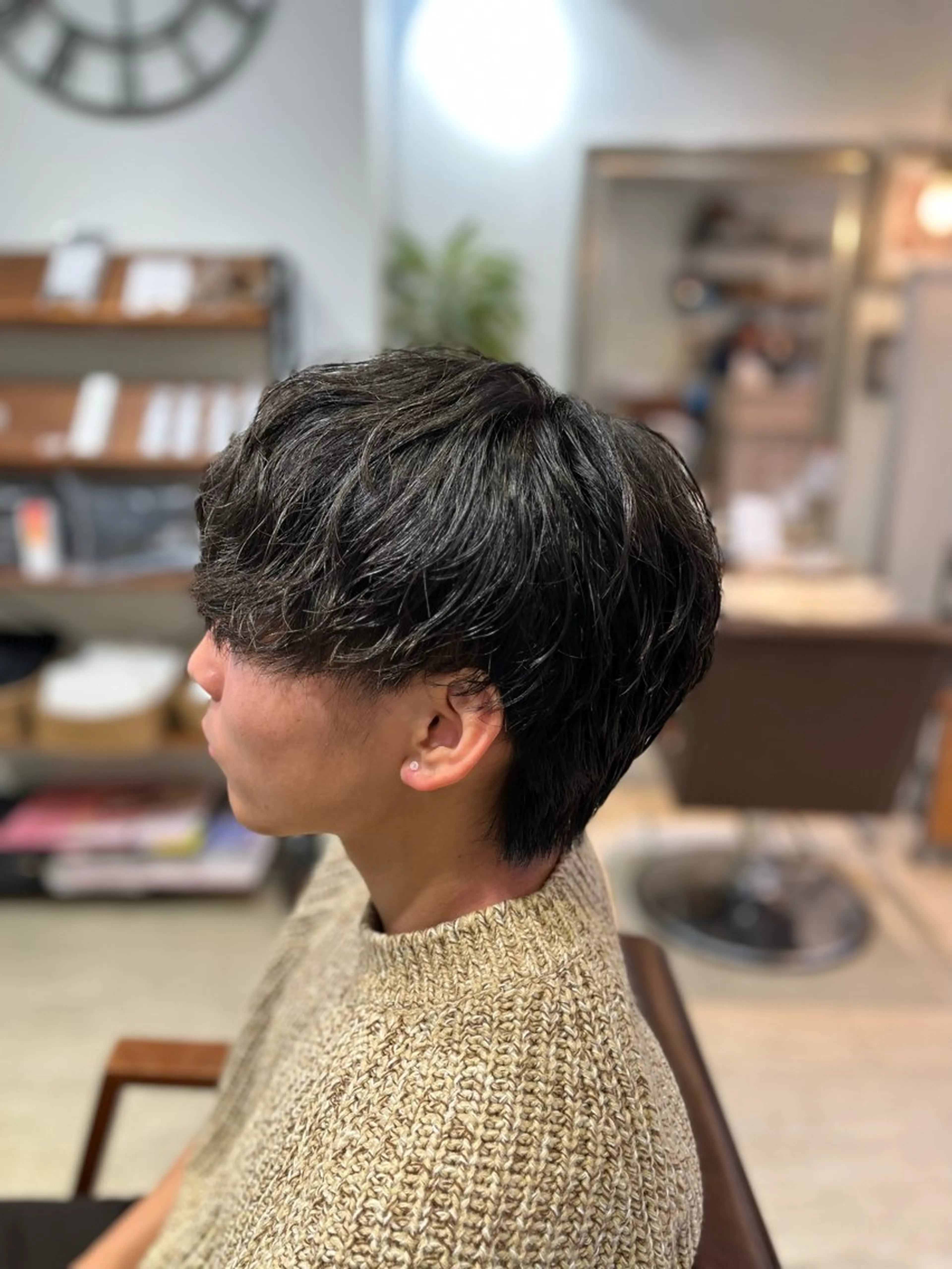 メンズ マッシュ 刈り上げ カット レイヤー/透明感/髪 質改善/メンズ/佐藤のヘアスタイル