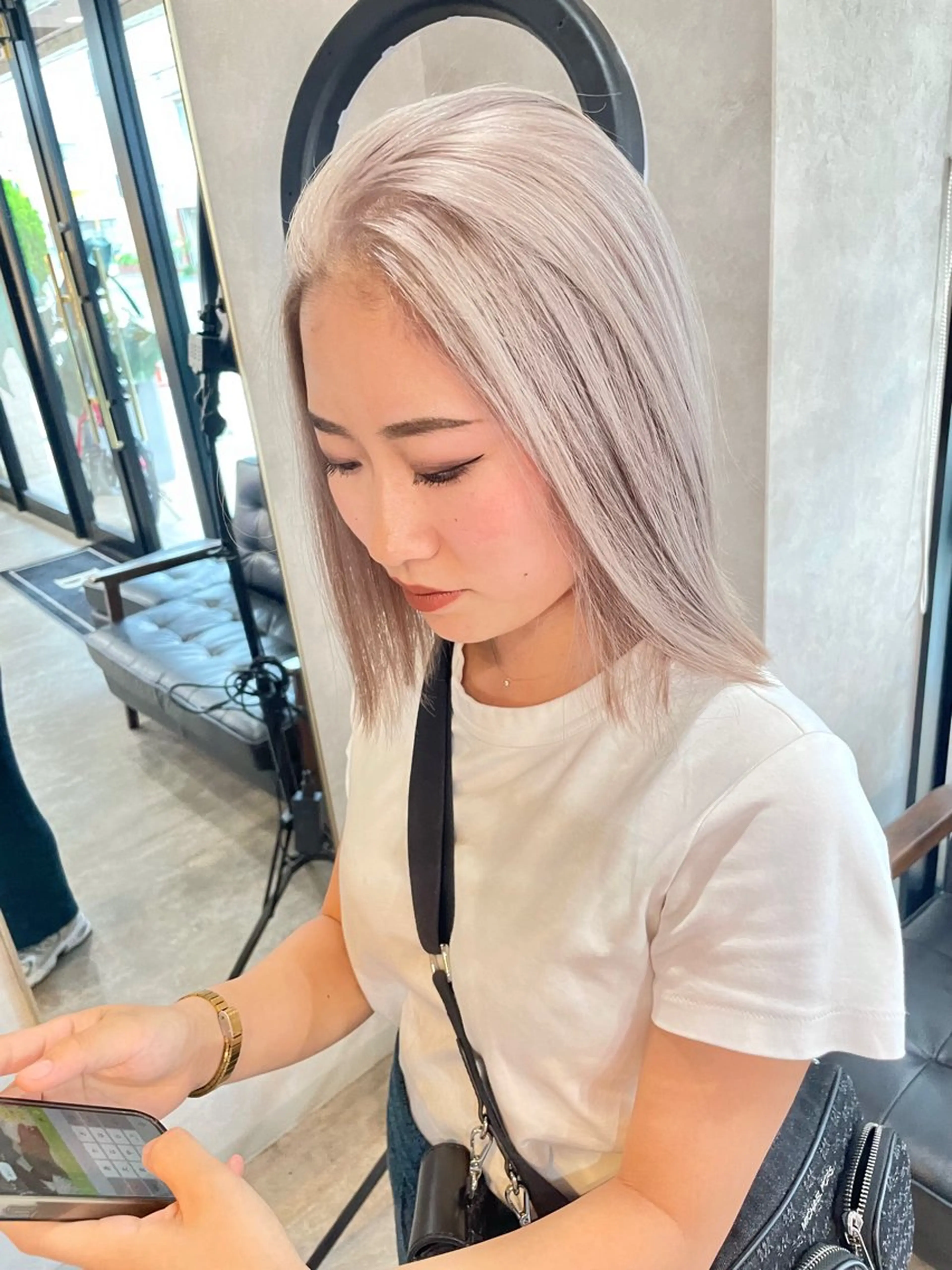 ミディアム ヘアカラー トリートメント RIENS Hair Design所属・🔖RIENS /renaのヘアスタイル