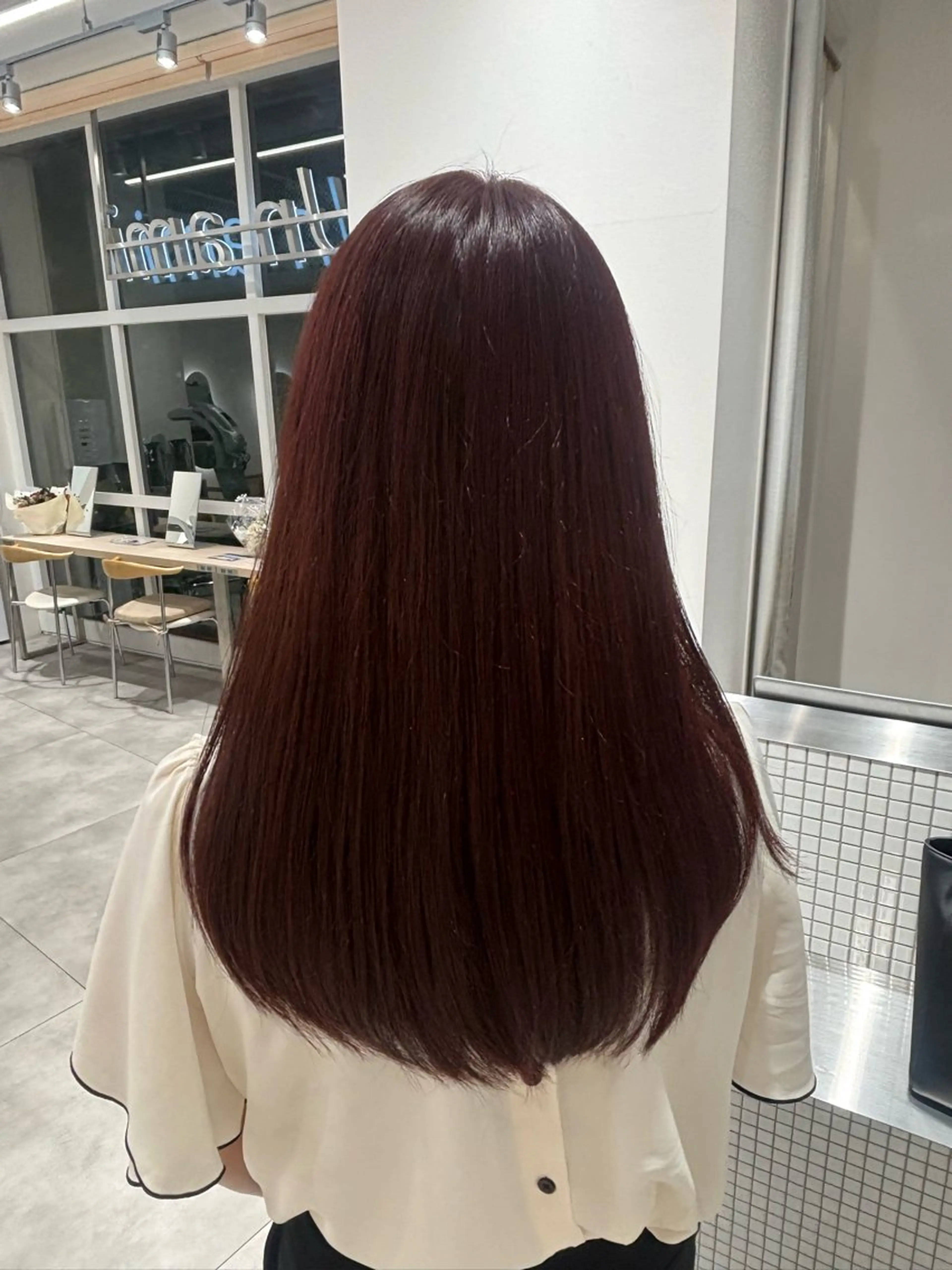 ロング ヘアカラー トリートメント unam透明感カラー 🍀_そら🪽のヘアスタイル