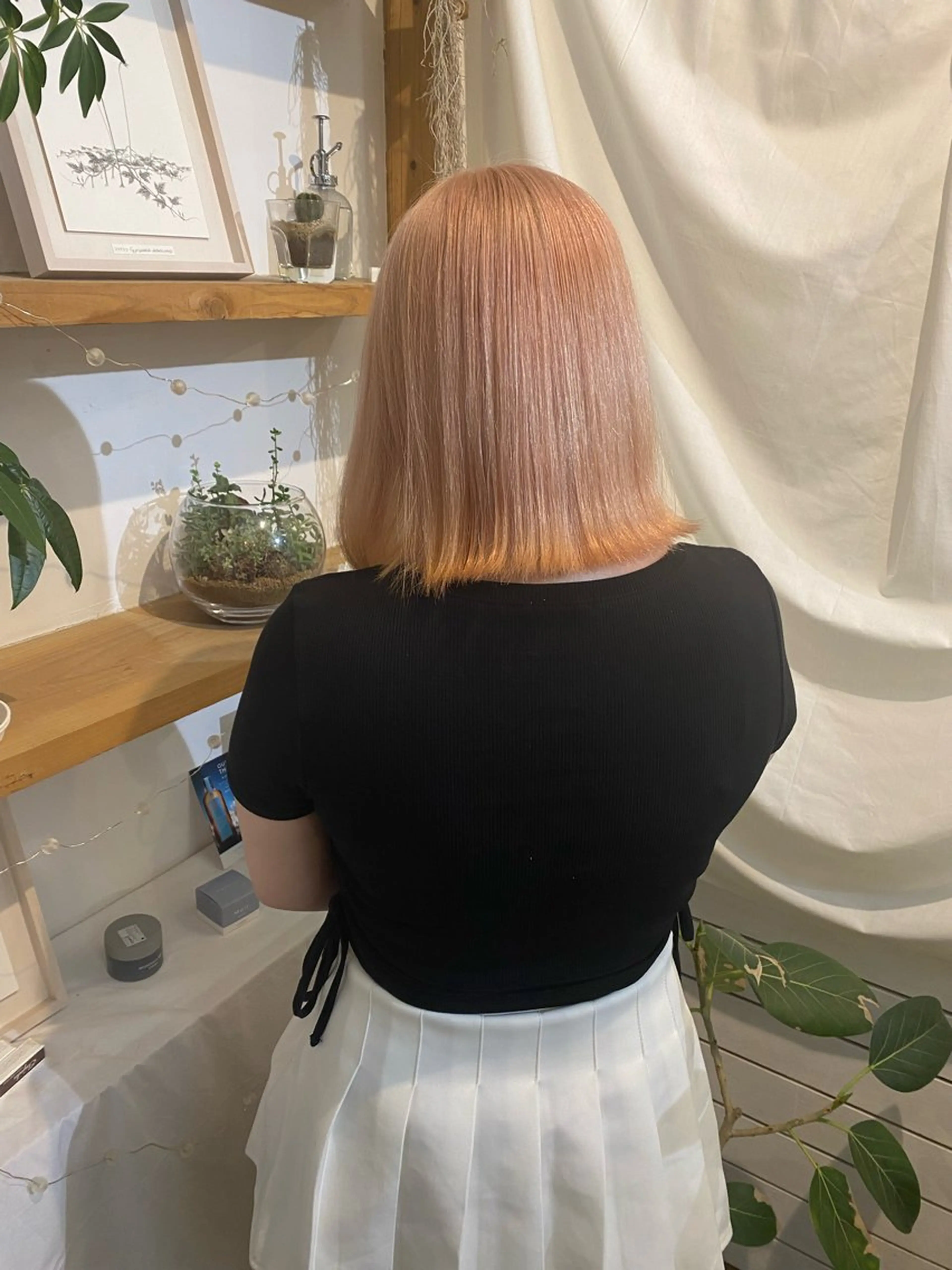 ミディアム カラー 韓国ヘア♡レイヤー AYAのヘアスタイル