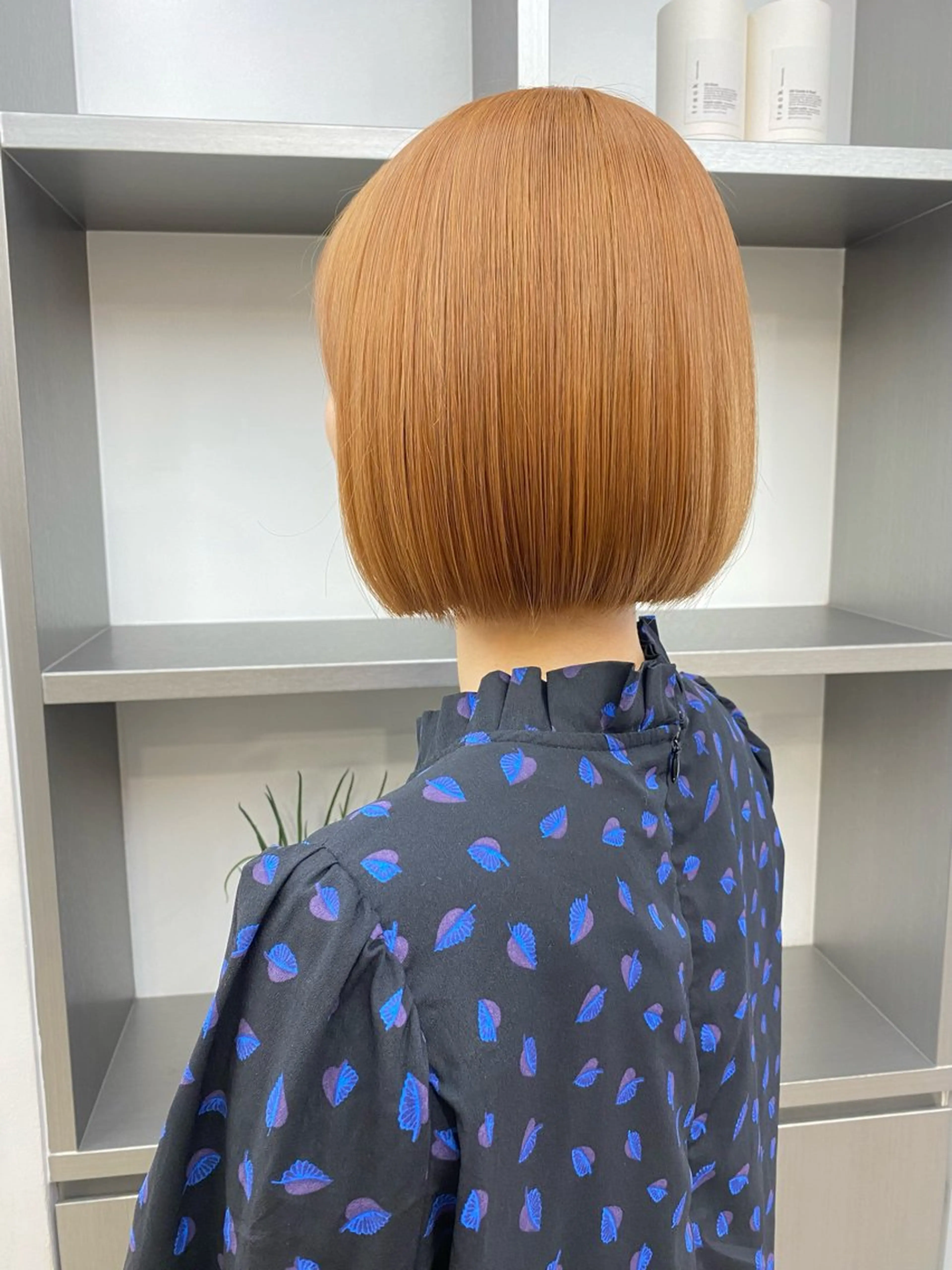 ショート カラー ベージュカラー ブリーチ オレンジ オレンジベージュ ヘアカラー トリートメント ヘアセット レイヤー/ハイトーン 🧸SENAのヘアスタイル