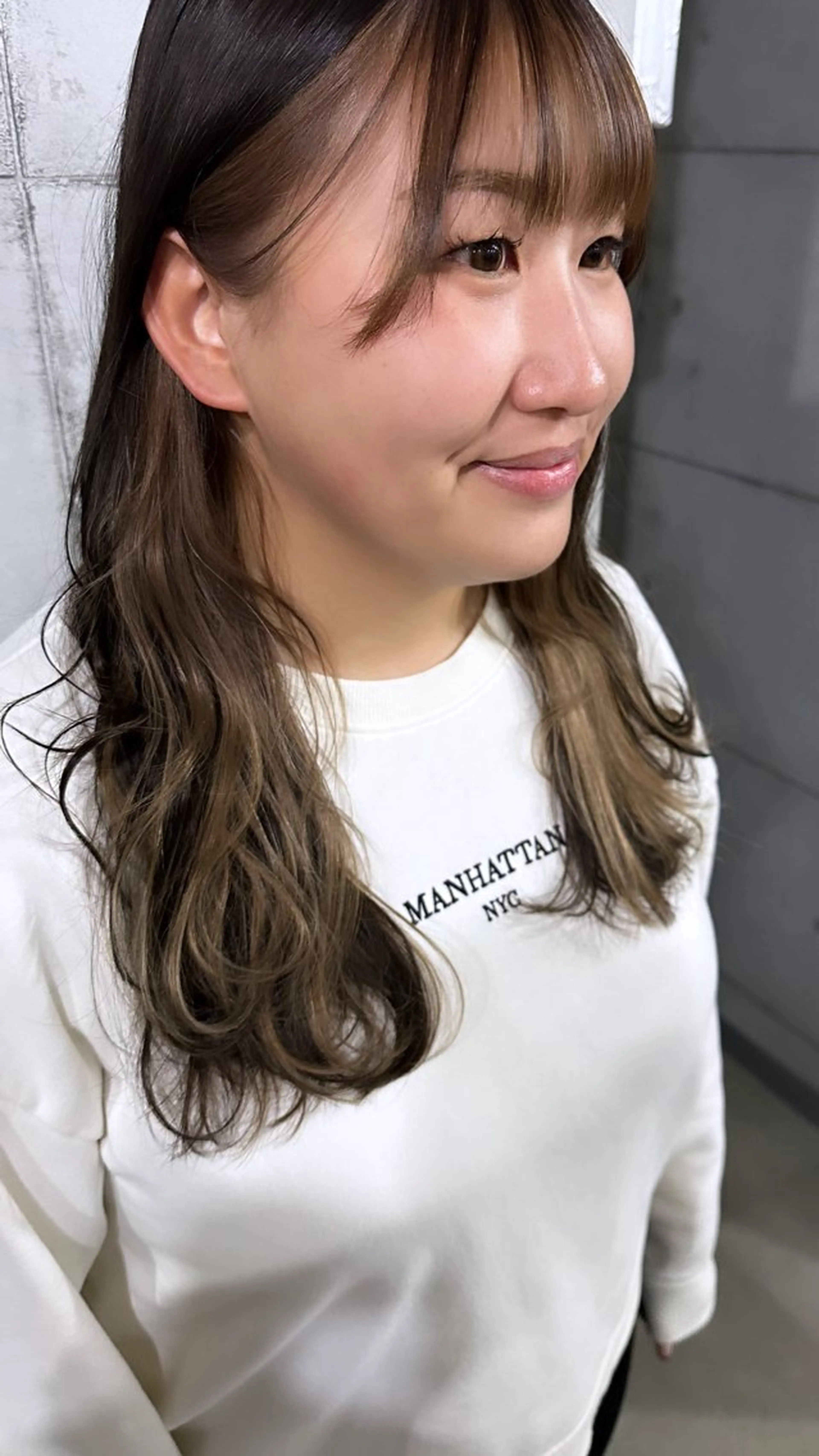 ロング カラー ブリーチ ヘアカラー トリートメント MAIKO 【中崎・茶屋町】のヘアスタイル