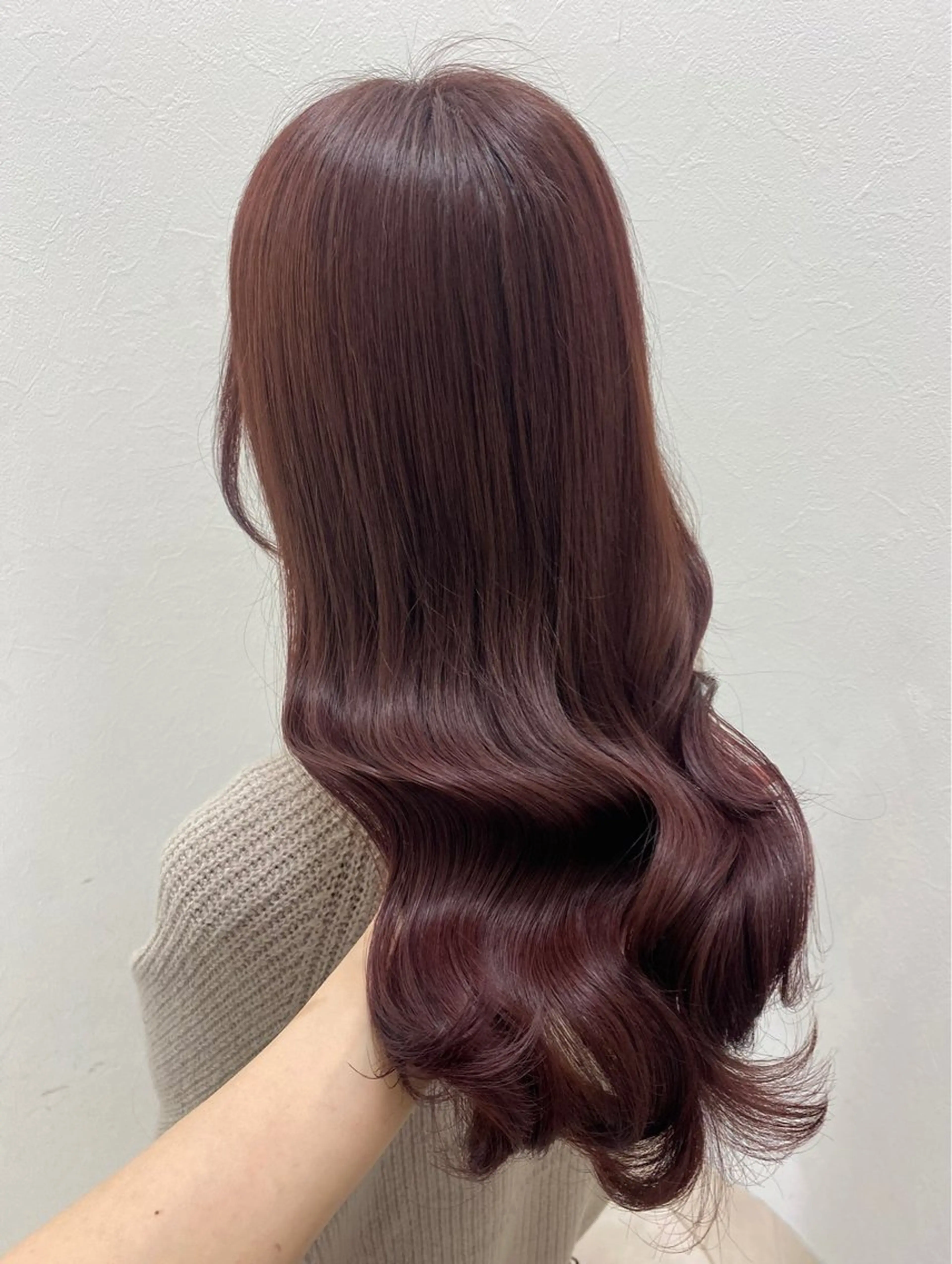 ミディアム カラー カット ヘアカラー トリートメント 🍊うる艶暖色カラー ボブ🍓マツパまゆかのヘアスタイル