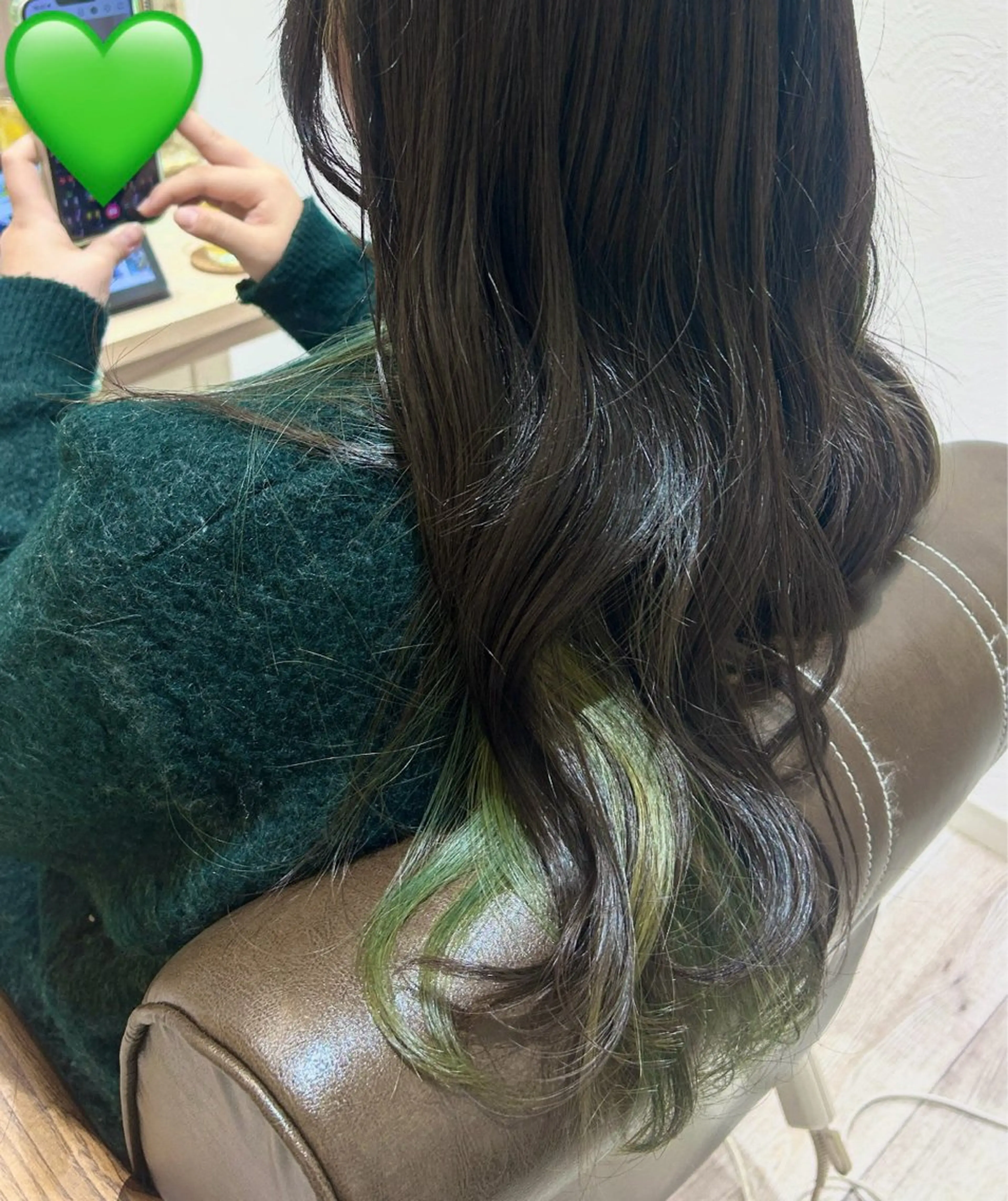 ⭐️ブリーチ込みイヤリングカラー 🍭ロング料金+2200の写真