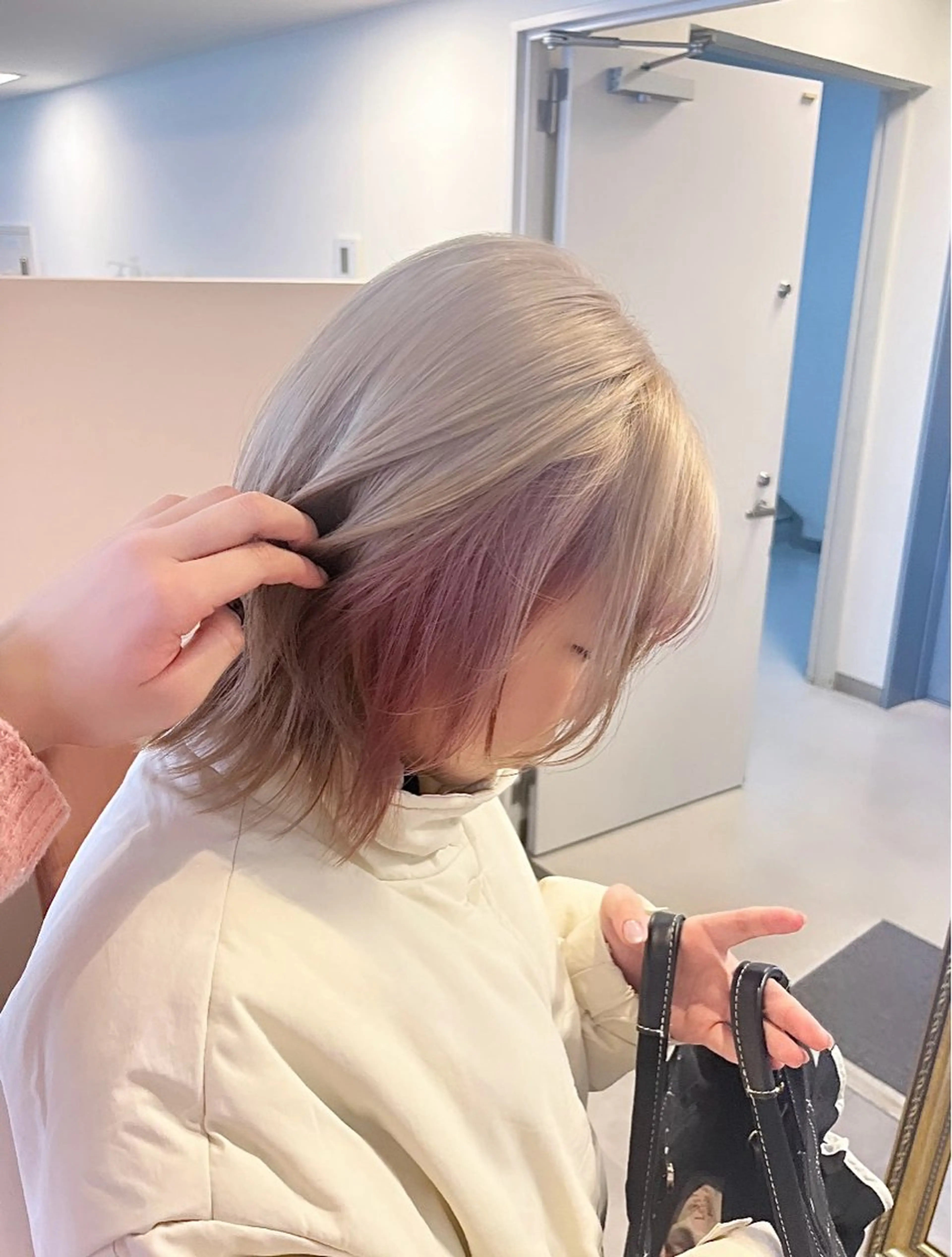 ミディアム ヘアカラー トリートメント 当日予約◎ risaのヘアスタイル