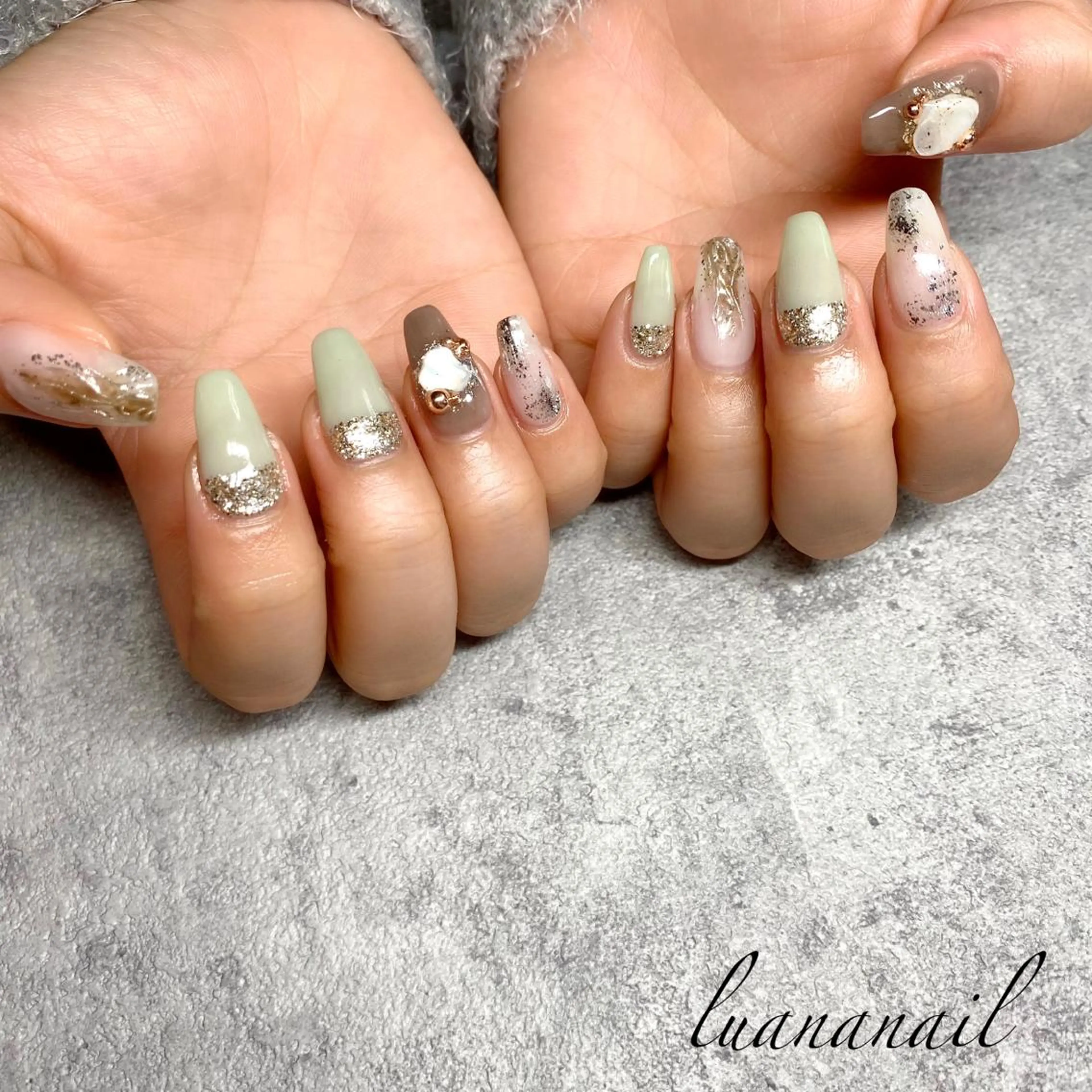 ネイル ハンドネイル luana nailのネイルデザイン