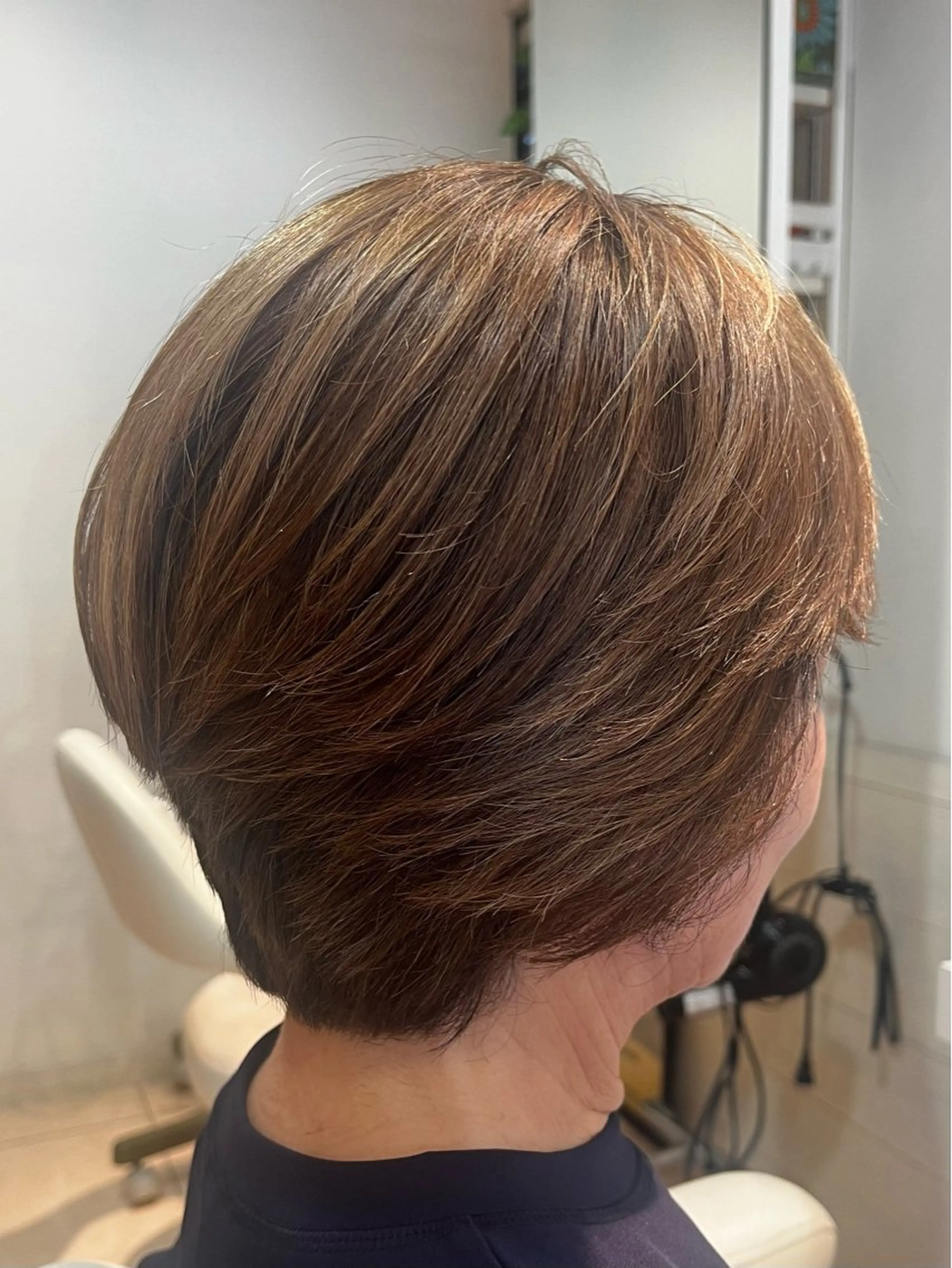 ショート カラー ショートヘア 小顔カット ️🩵️ちば🩵 JILLEのヘアスタイル