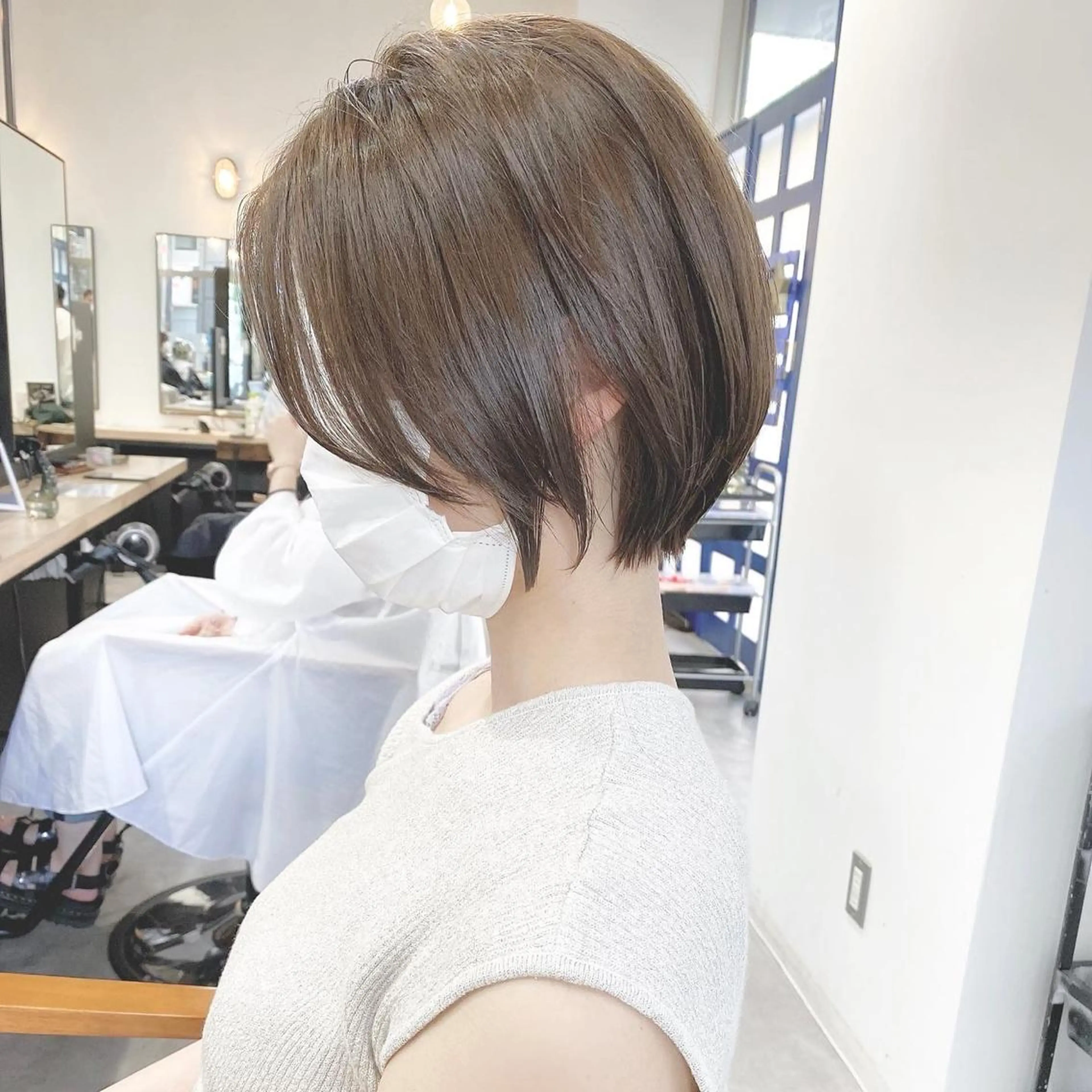 ショート カット 🌈ショートボブ⚪︎ 暖色🌈村山武史のヘアスタイル